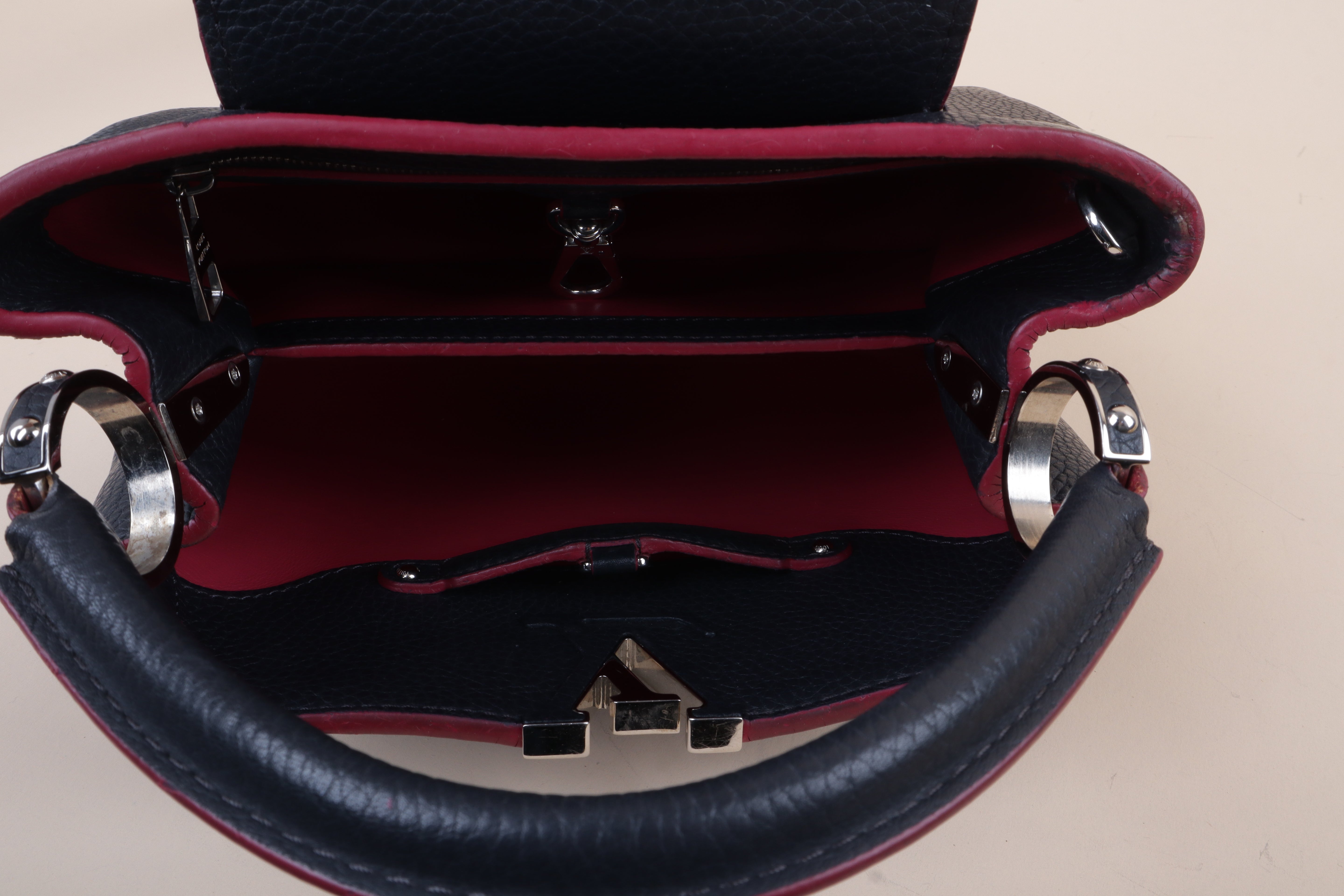 Louis Vuitton Black Capucines Bag