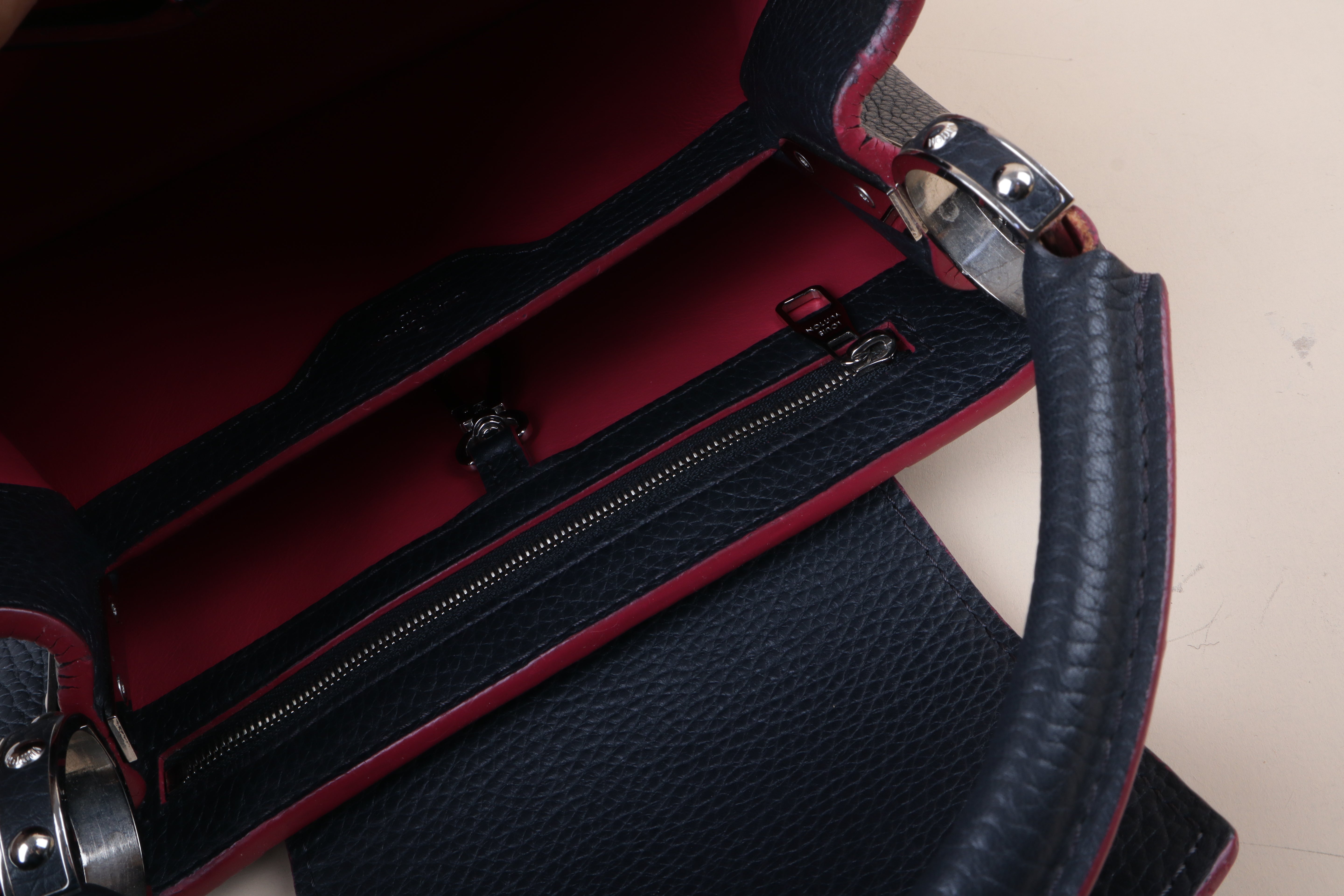 Louis Vuitton Black Capucines Bag