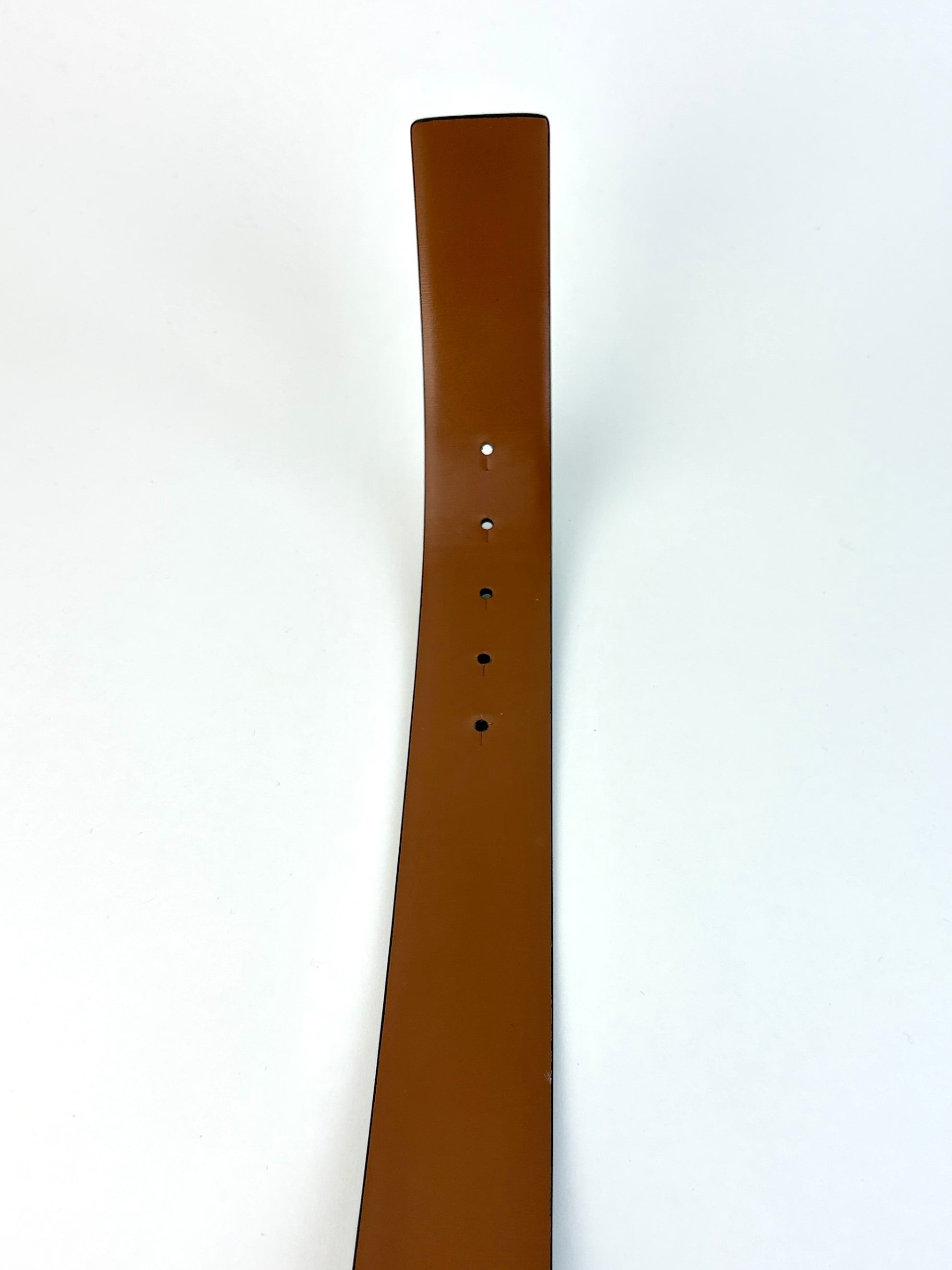 VALENTINO black/brown v logo signature reversible belt40mm