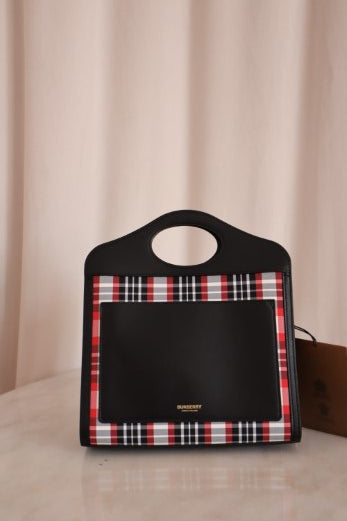 Burberry Bicolor Mini Bucket Tote Bag-handbag-Burberry-The Closet Egypt