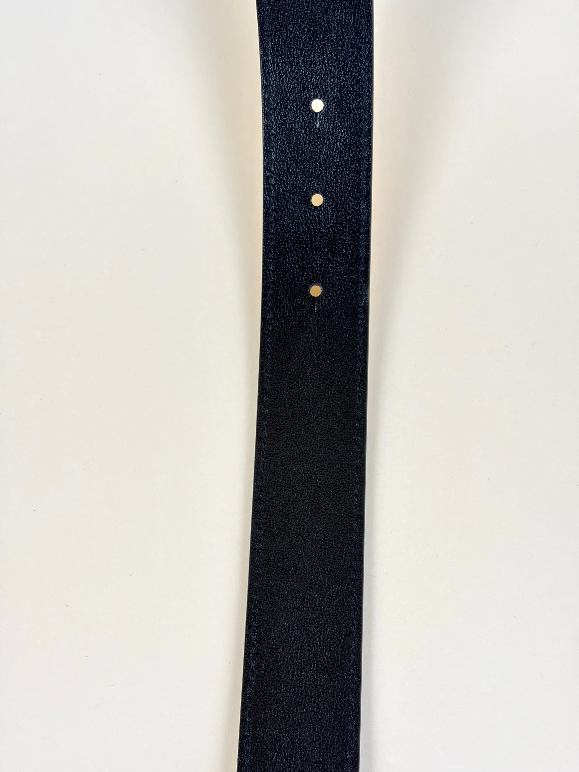 Valentino butter shiny calfskin with Crysal vlogo signature 30mm belt