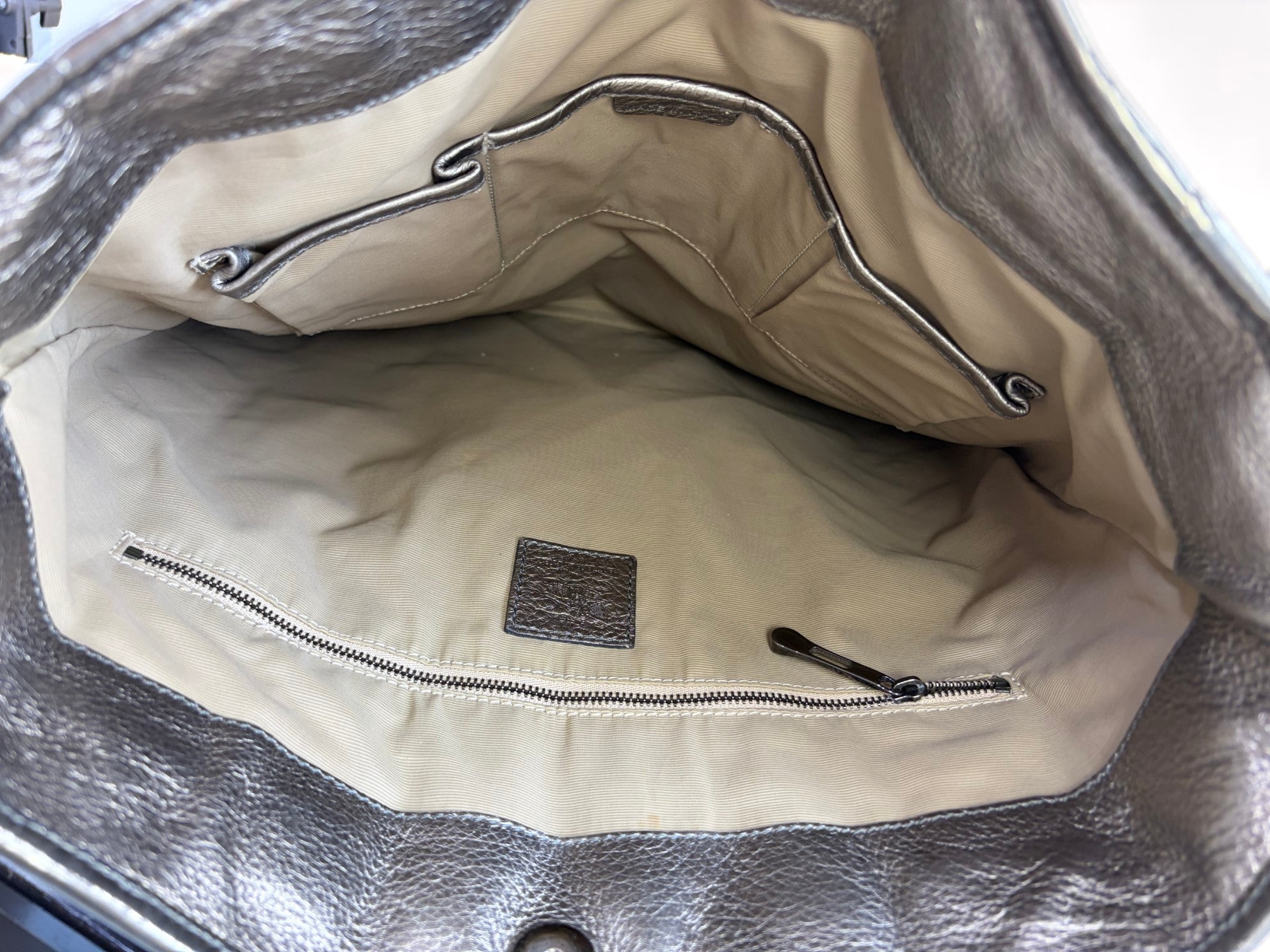 BURBERRY studded brook warrior nova check canvas