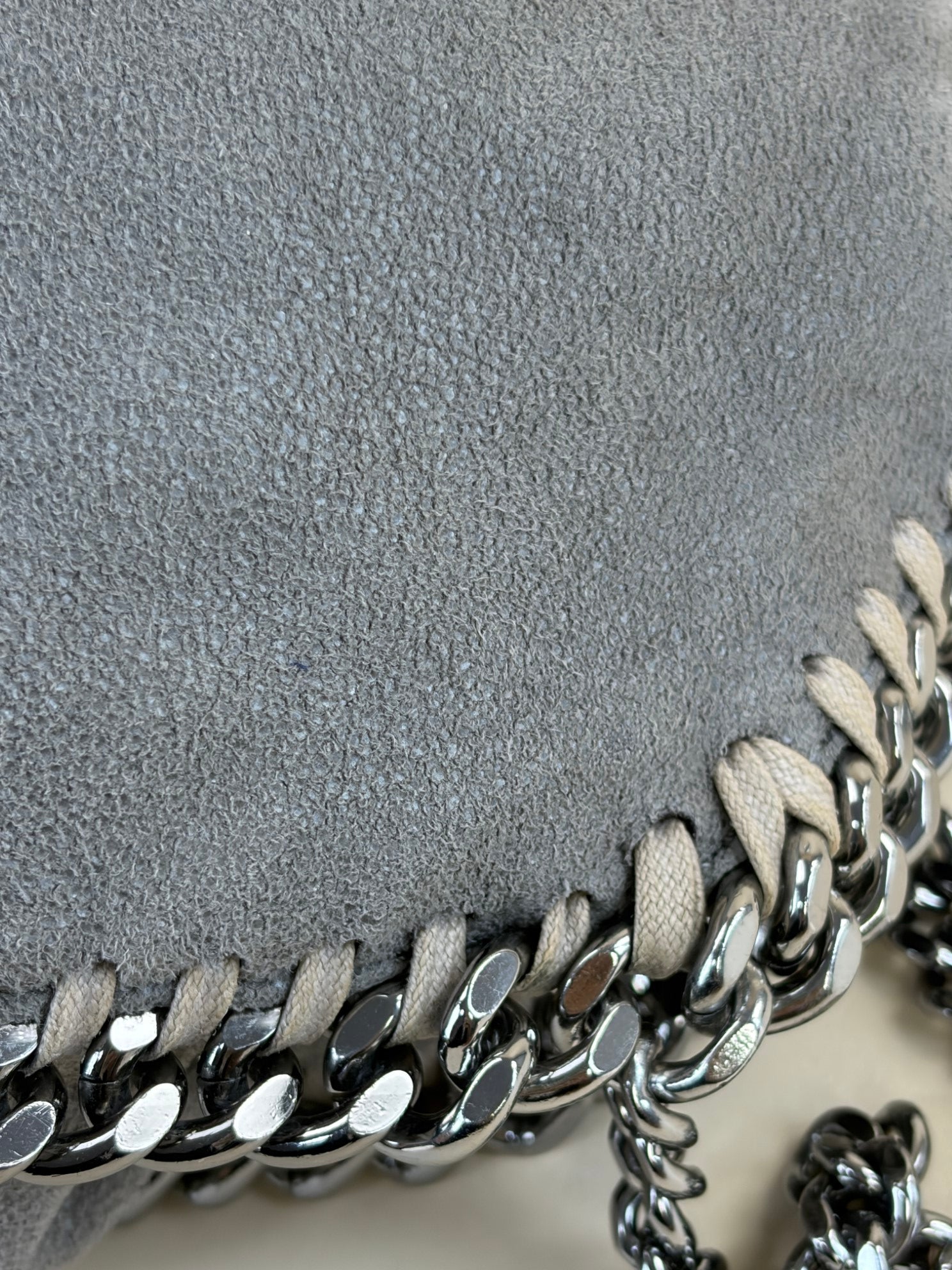 Stella McCartney gray Falabella Mini Bag