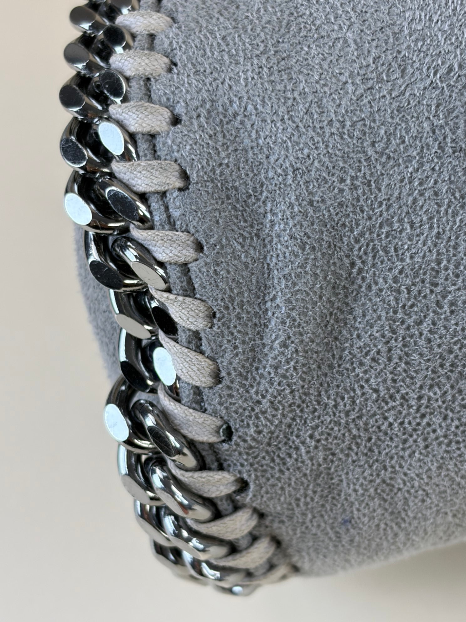 Stella McCartney gray Falabella Mini Bag