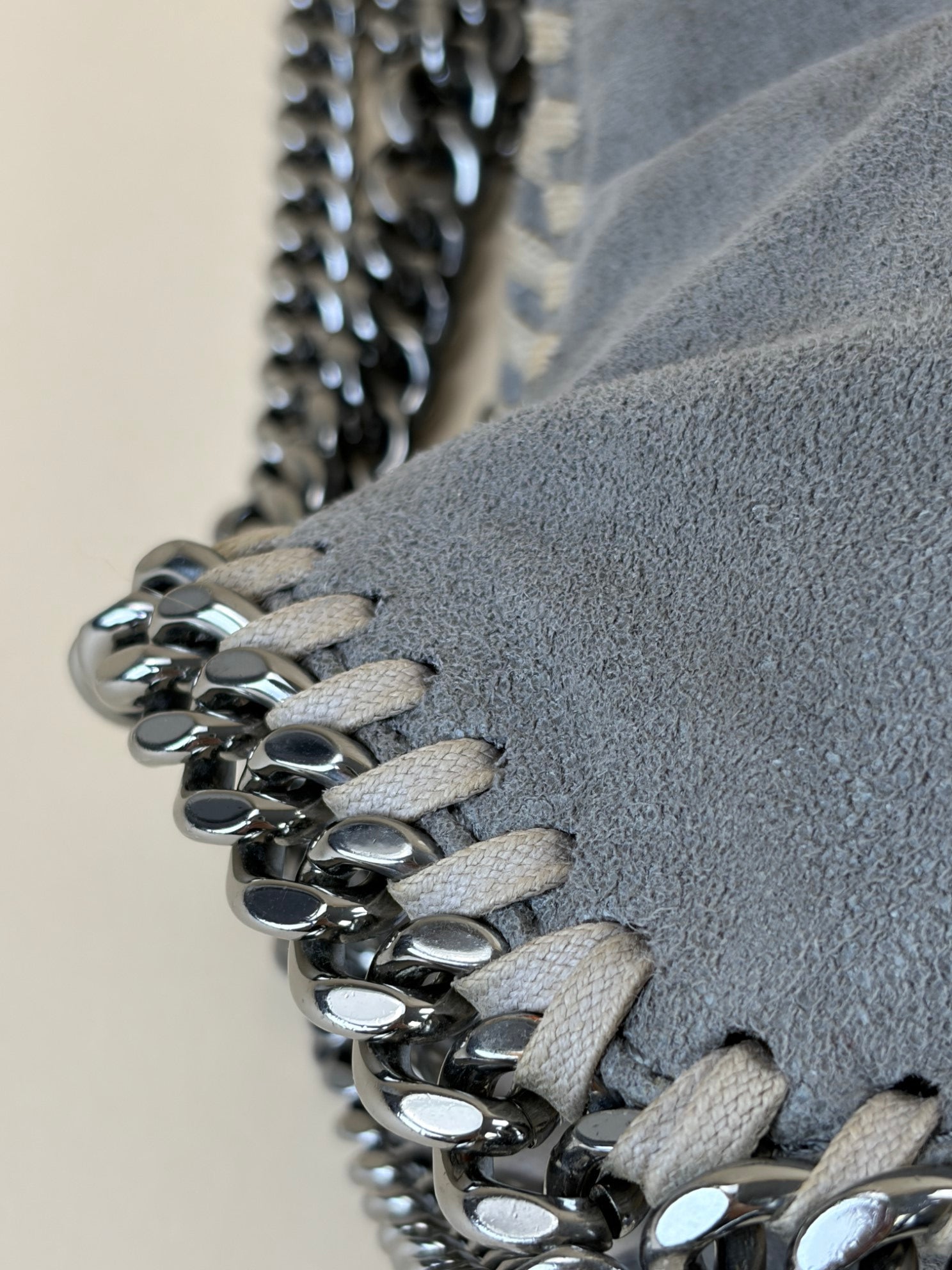 Stella McCartney gray Falabella Mini Bag