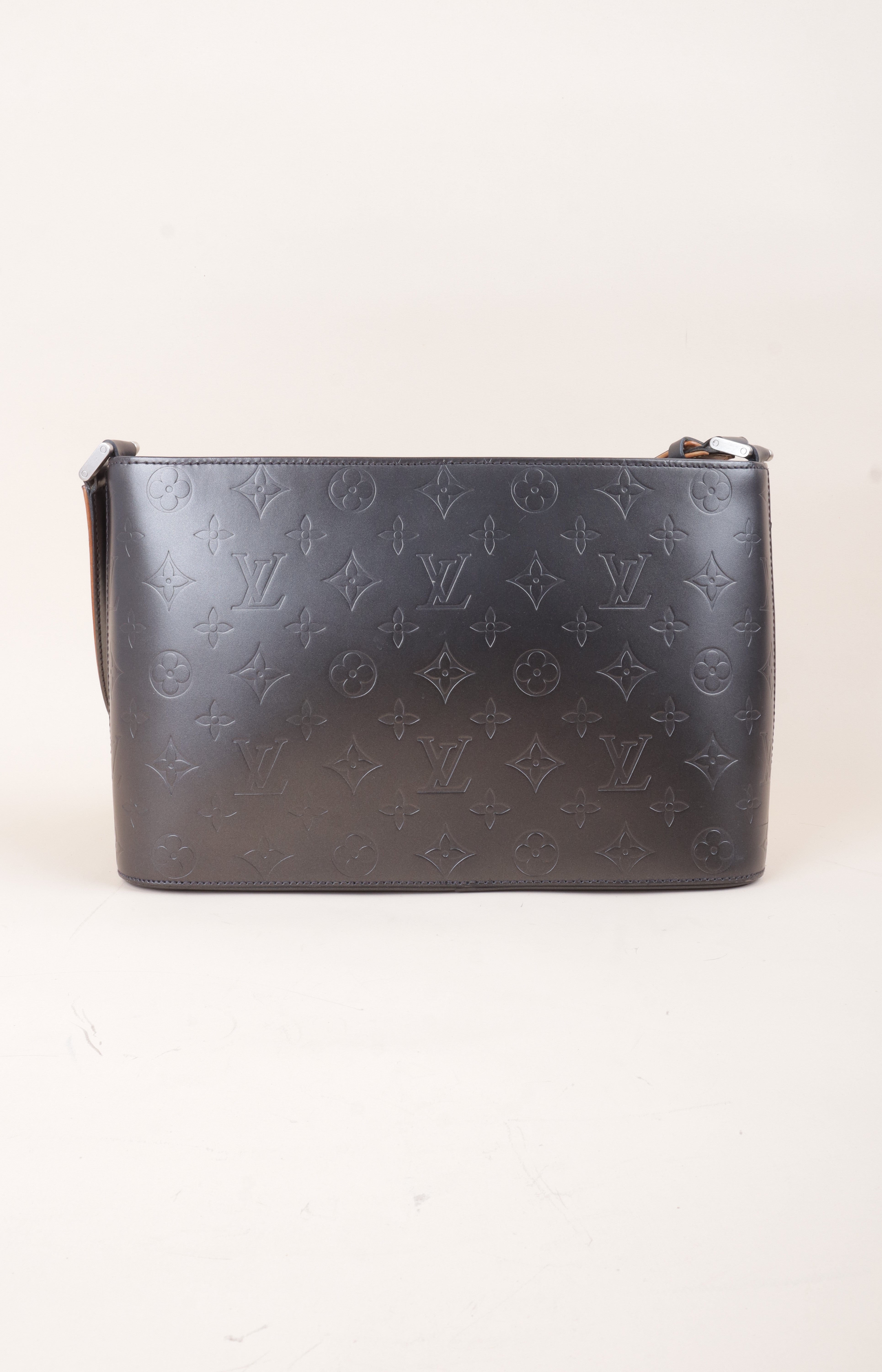 Louis Vuitton Gray Monogram Mat Allston Shoulder Bag