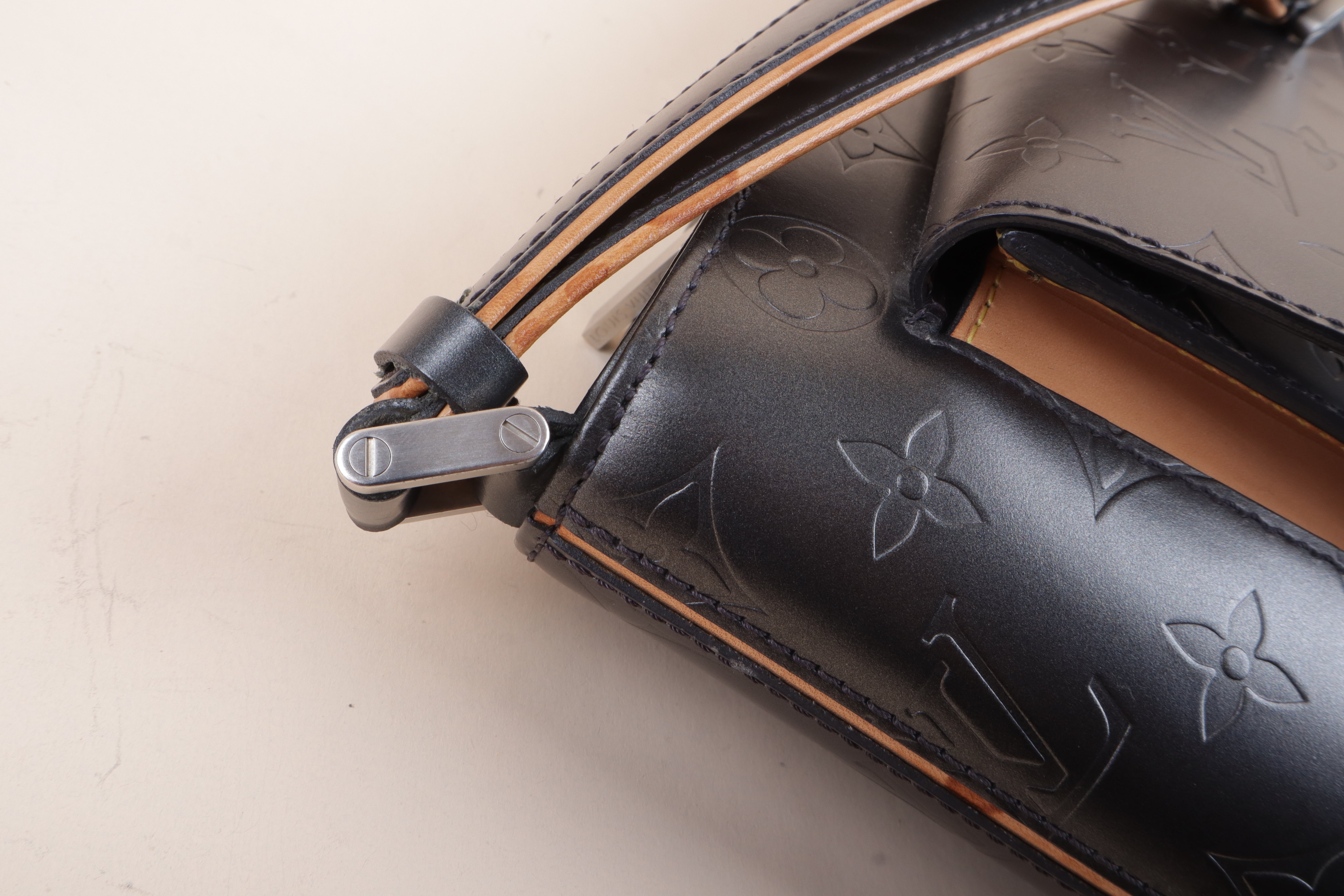 Louis Vuitton Gray Monogram Mat Allston Shoulder Bag