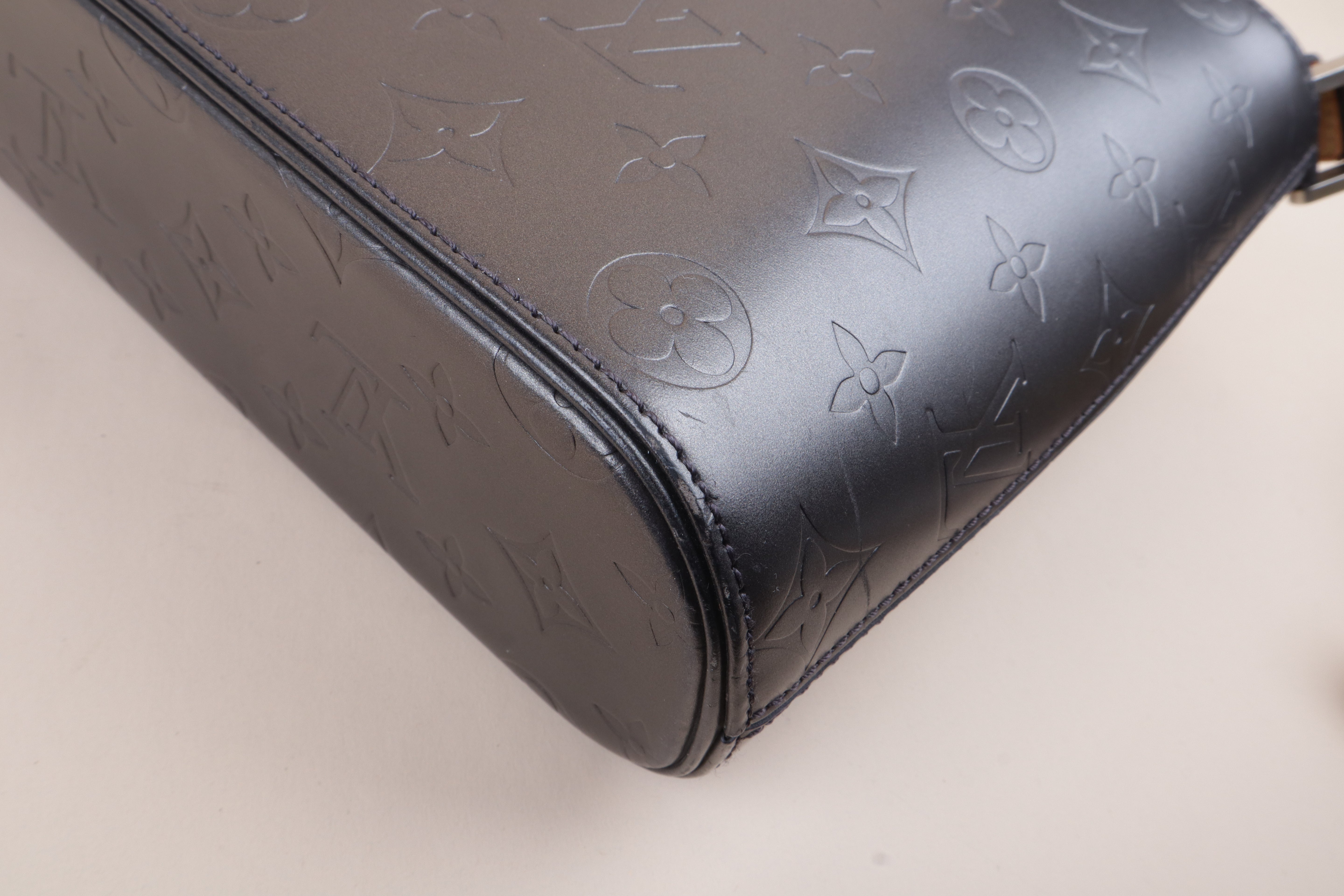 Louis Vuitton Gray Monogram Mat Allston Shoulder Bag
