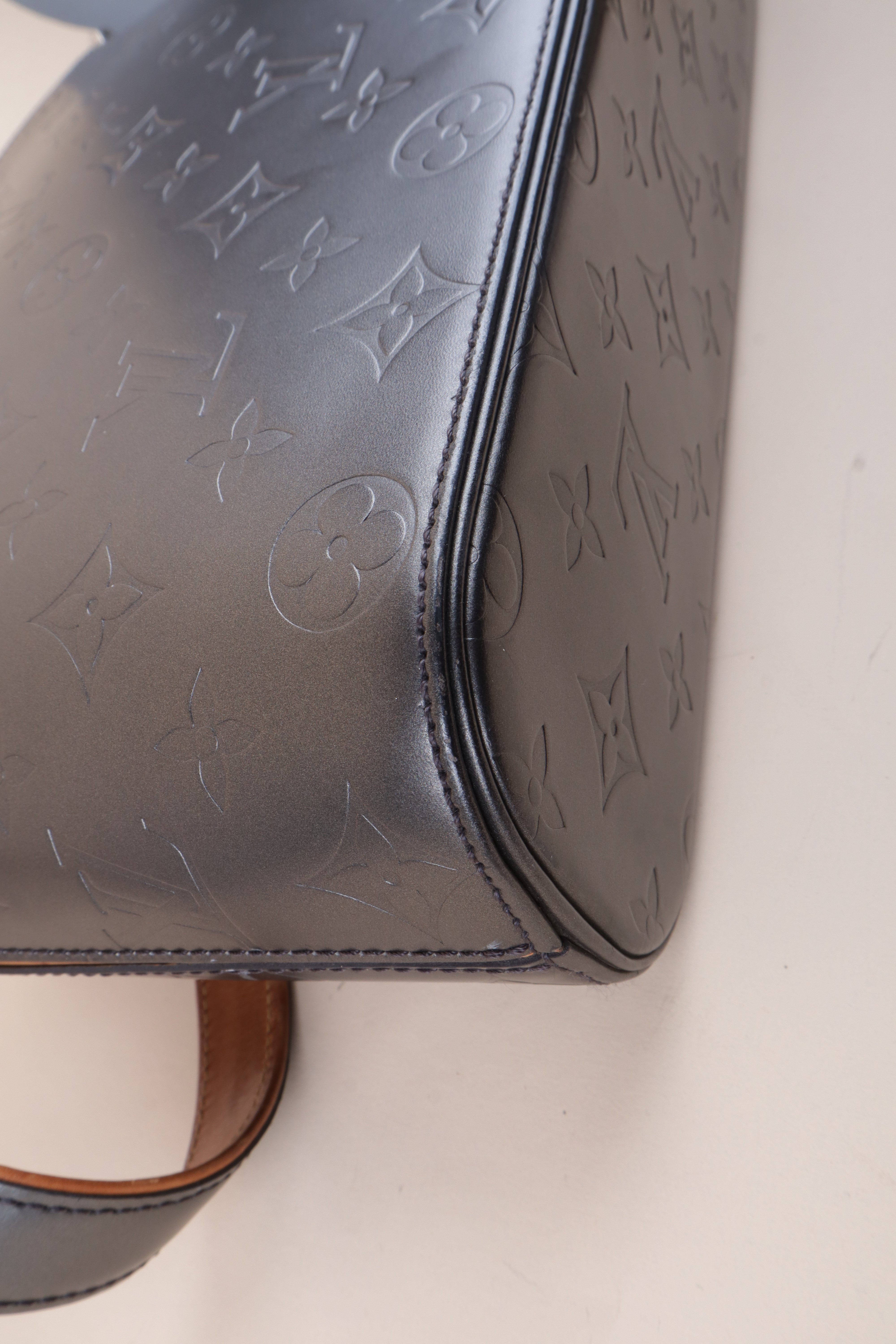 Louis Vuitton Gray Monogram Mat Allston Shoulder Bag