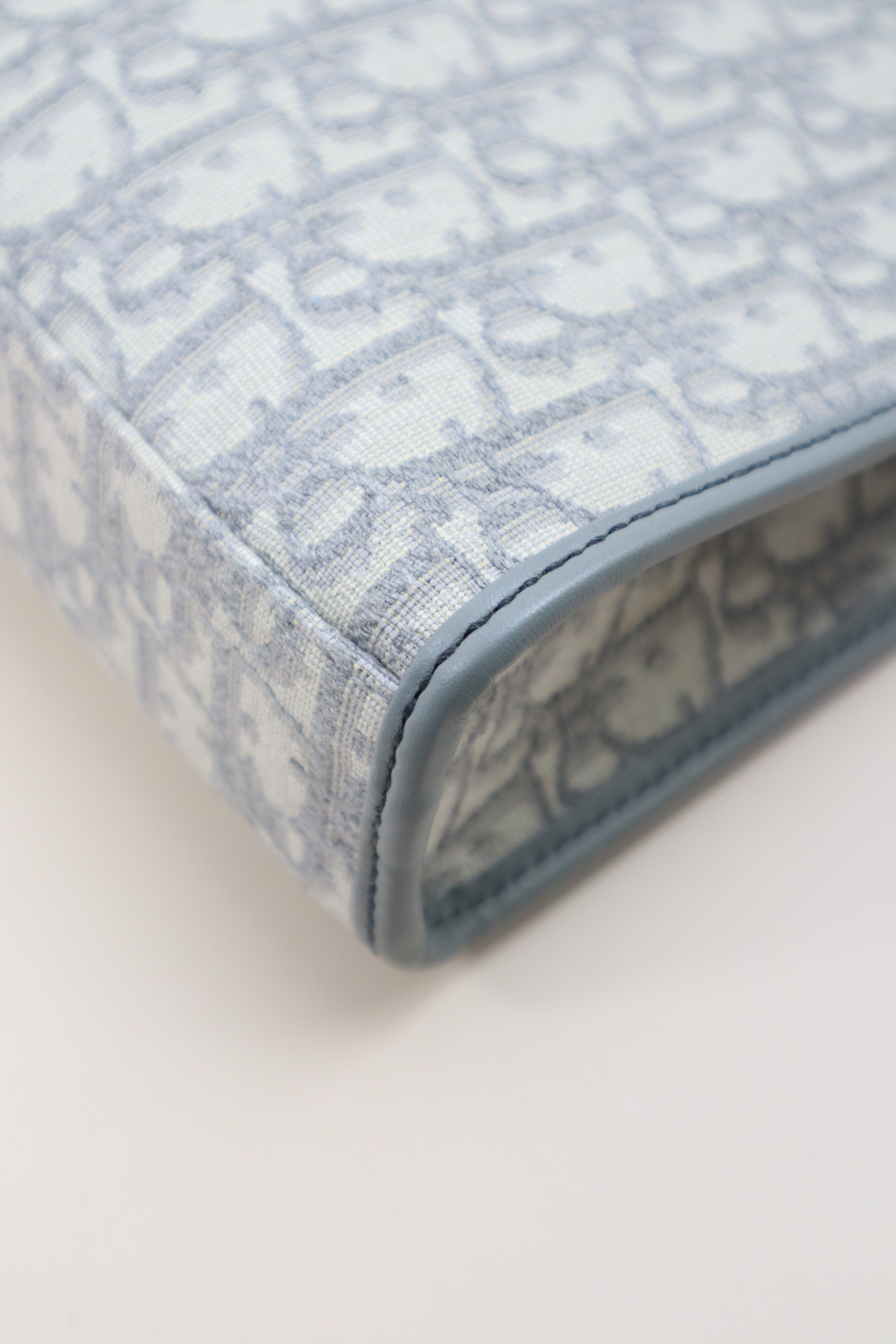 Christian Dior Grey Oblique Pouch