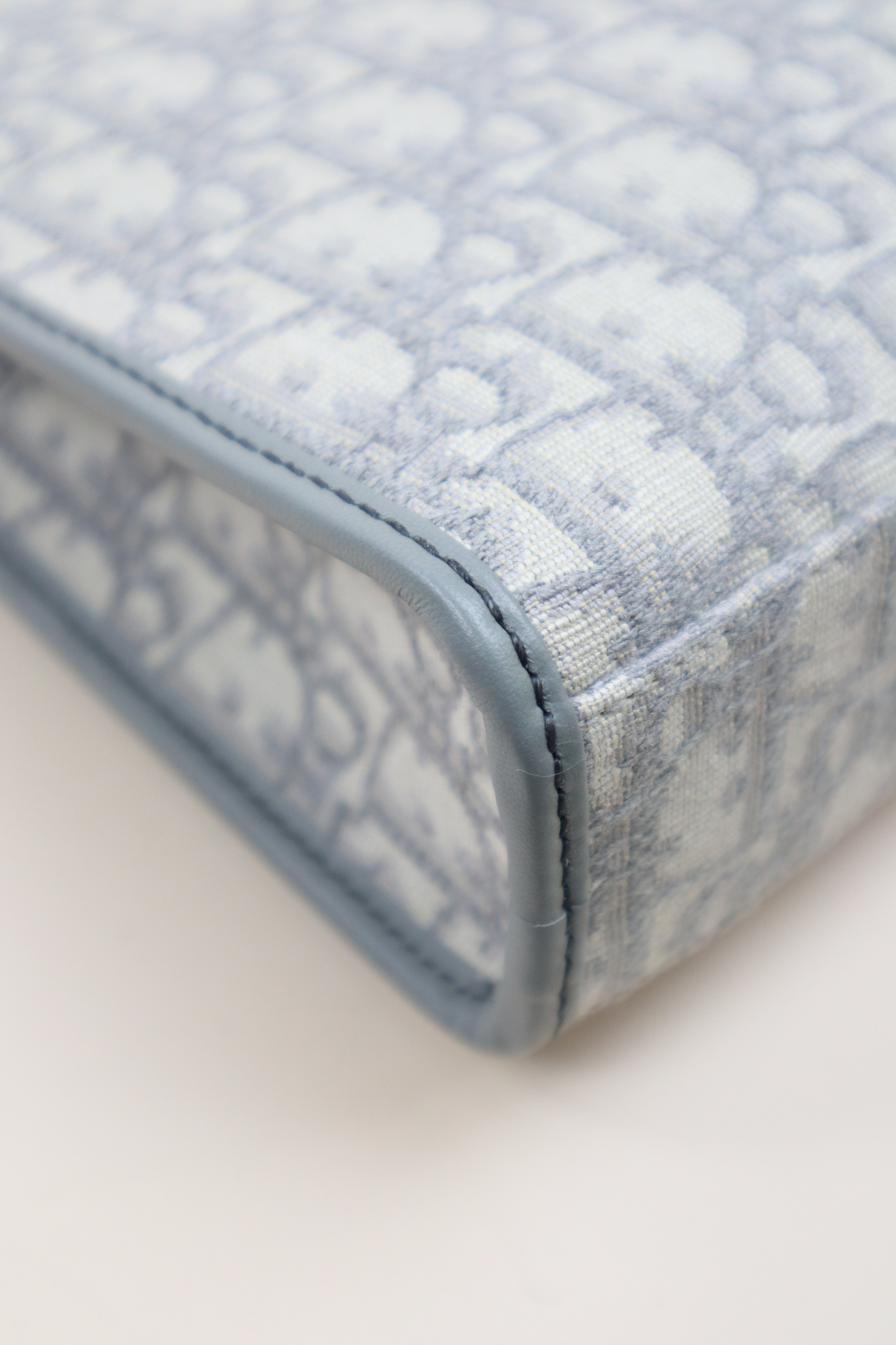 Christian Dior Grey Oblique Pouch
