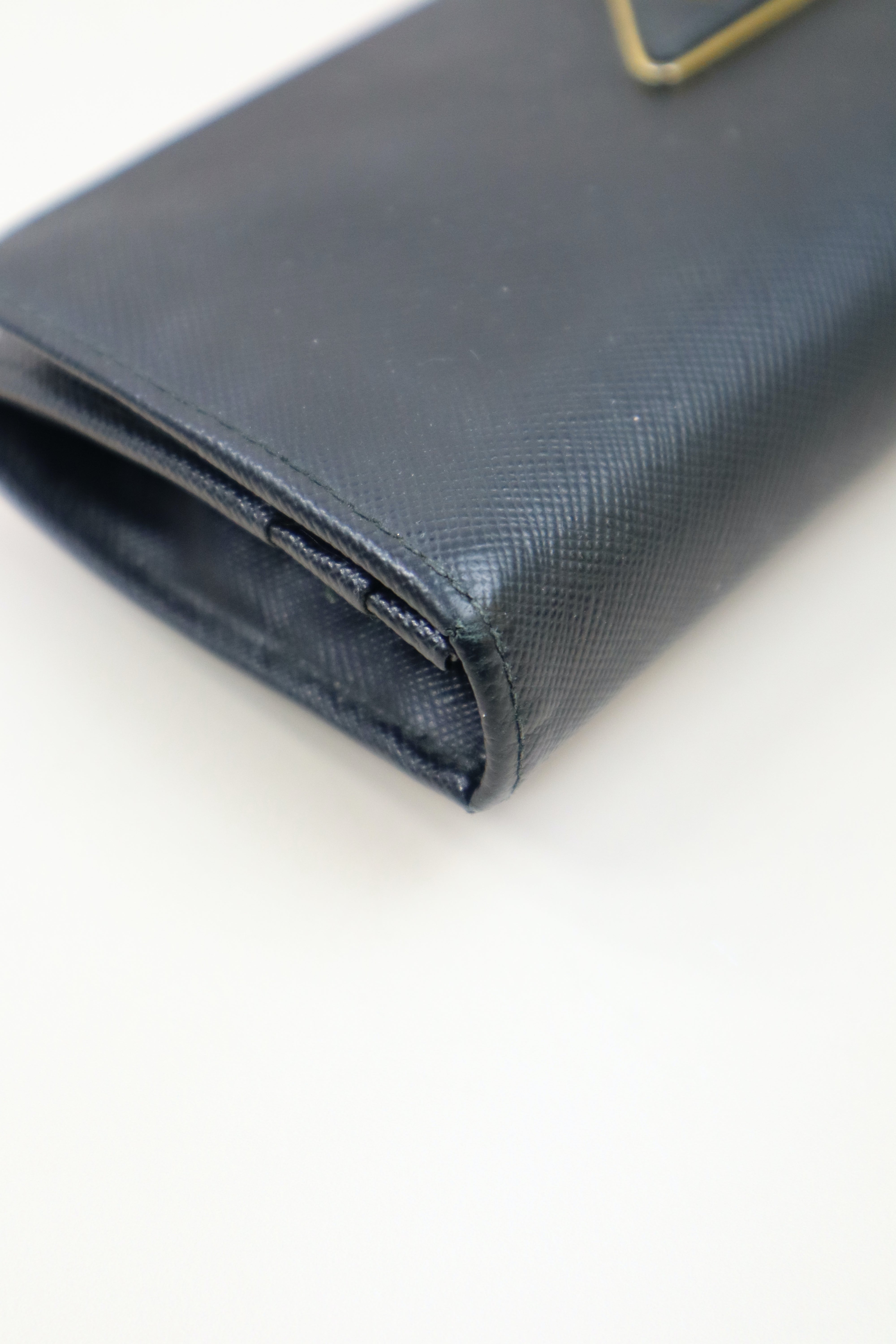 Prada Black Long Wallet-Wallet-Prada-The Closet Egypt