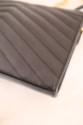 YSL Black Classic Cassandre WOC-Wallet Chain-YSL-The Closet Egypt