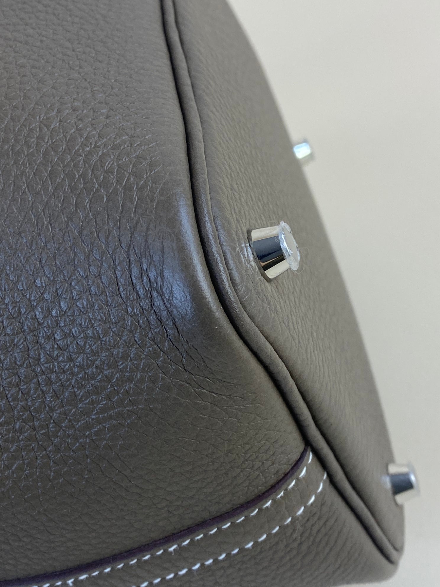 Hermes Etoupe Picotin 18 Bag