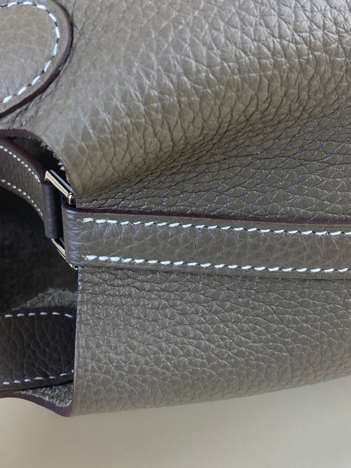 Hermes Etoupe Picotin 18 Bag