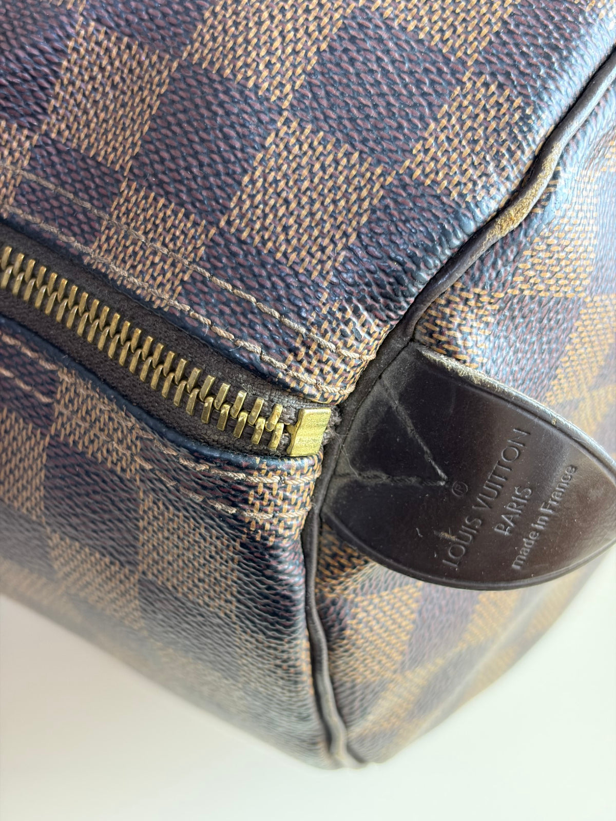 Louis Vuitton Damier Ebene canvas Speedy 30 Bag