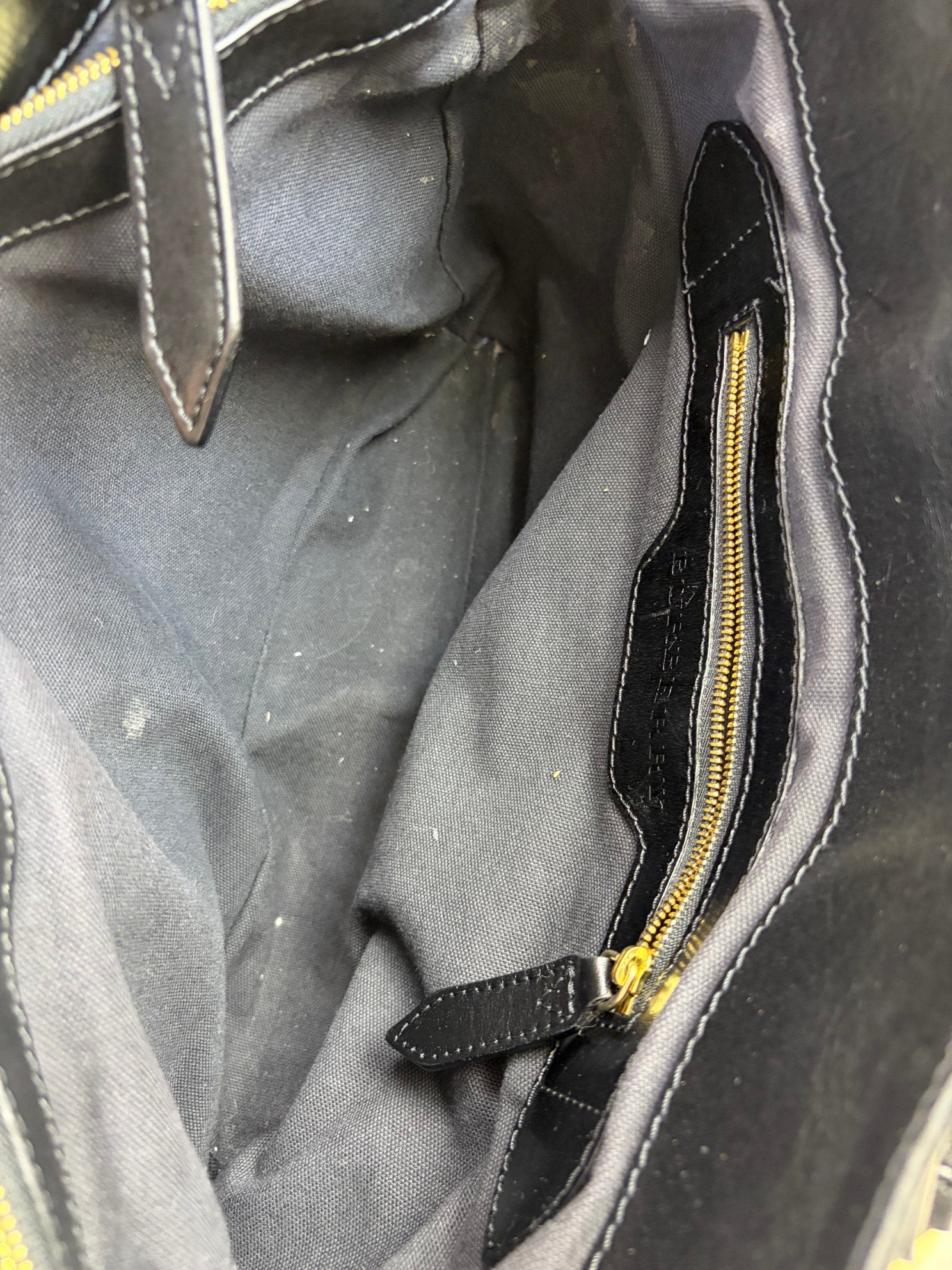 Burberry black Lyncher Bridle House Check medium tote bag