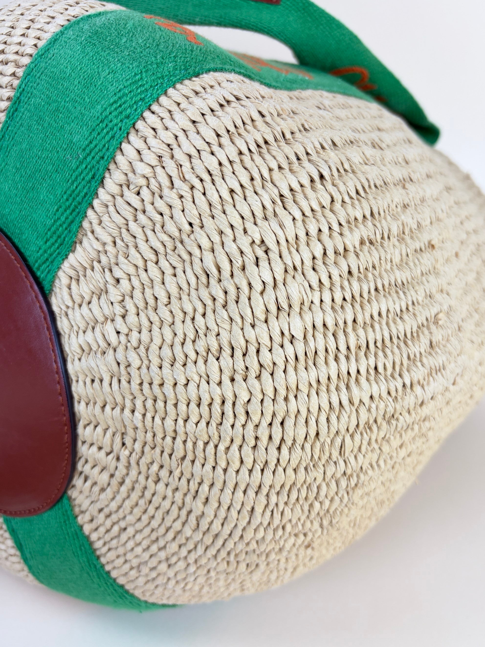 Chloe Bicolor Large Woody Basket Bag