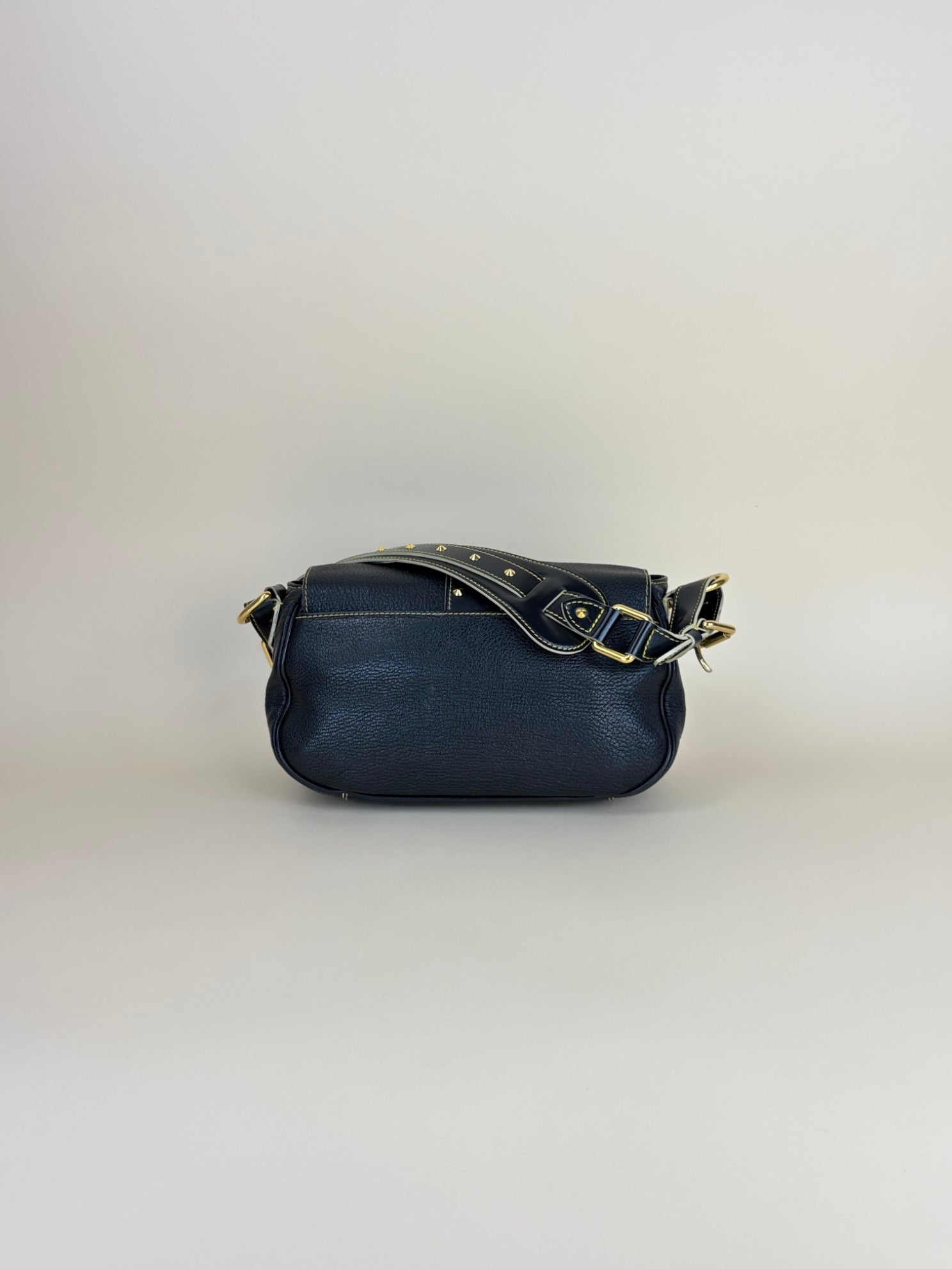 Louis Vuitton Black Suhali Le Confident Shoulder Bag