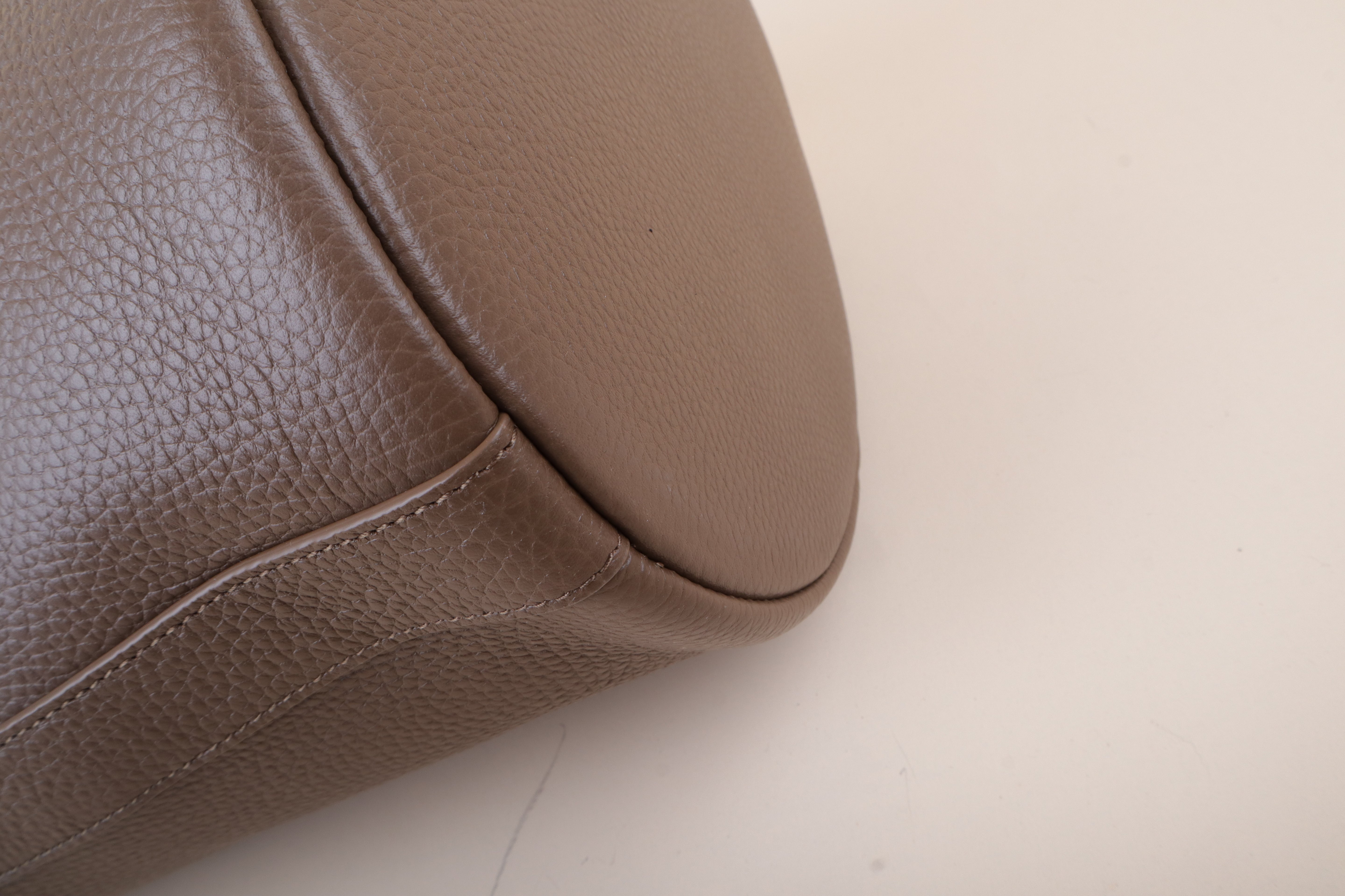 Burberry Brown Earth Medium Bucket Bag