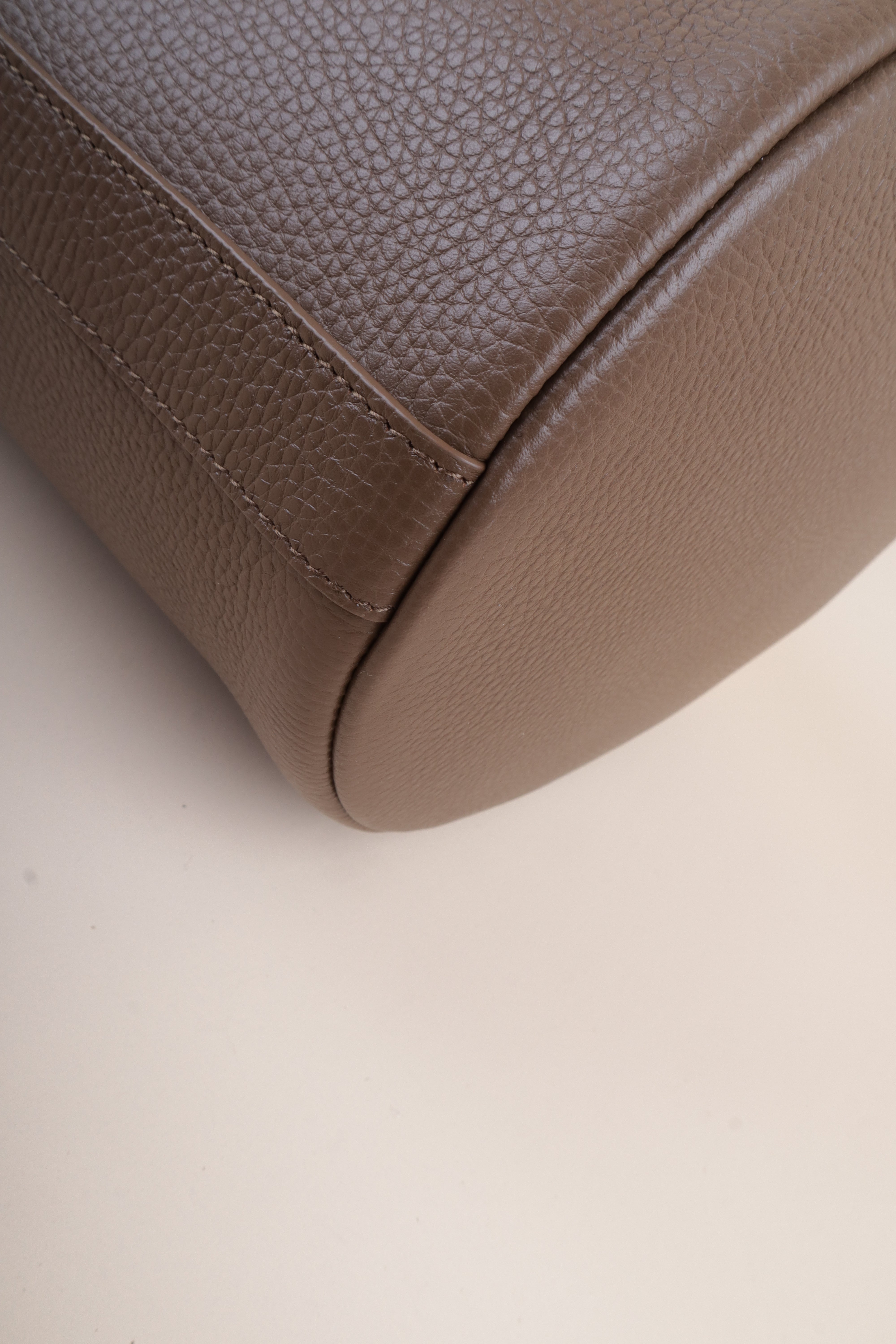 Burberry Brown Earth Medium Bucket Bag