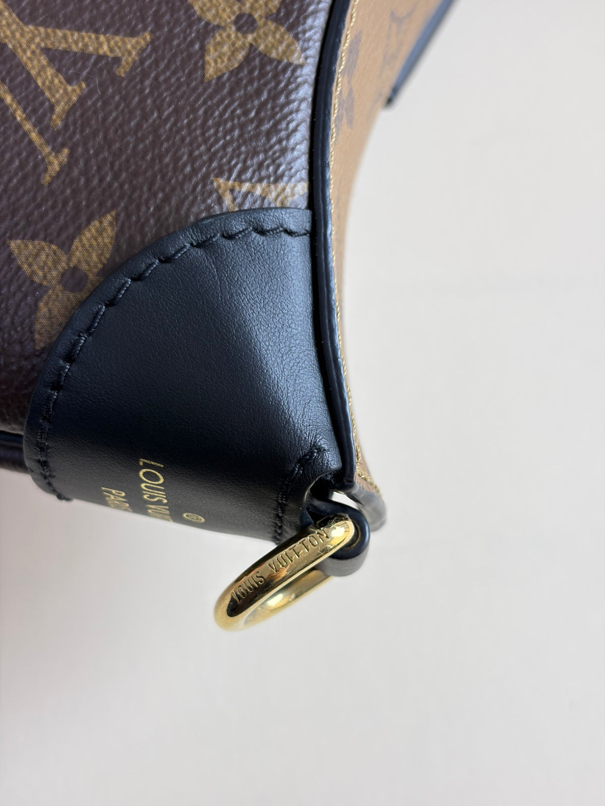 Louis Vuitton black monogram Odeon pm cross body