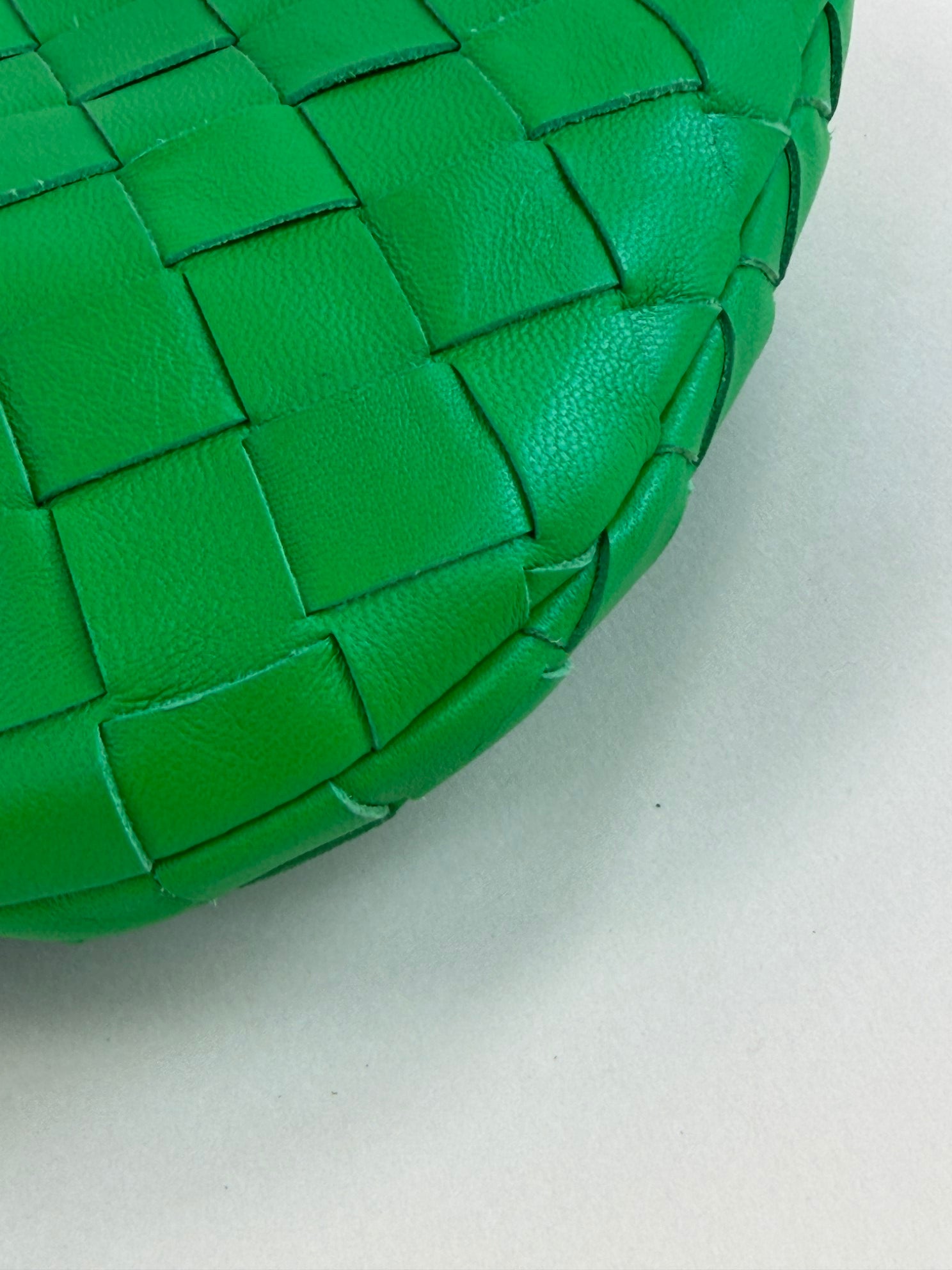 Bottega Veneta Green Intrecciato Candy Jodie Bag