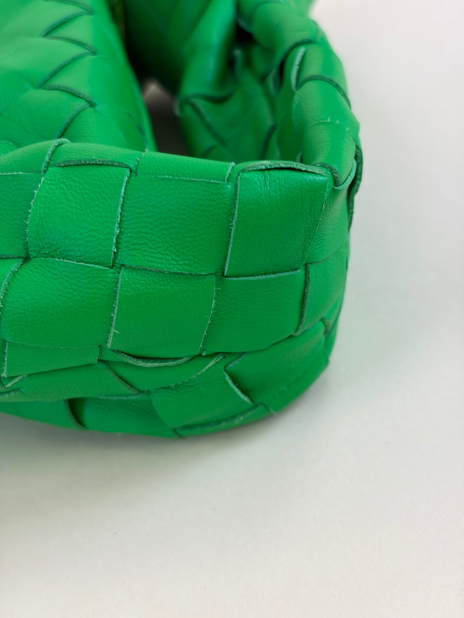 Bottega Veneta Green Intrecciato Candy Jodie Bag