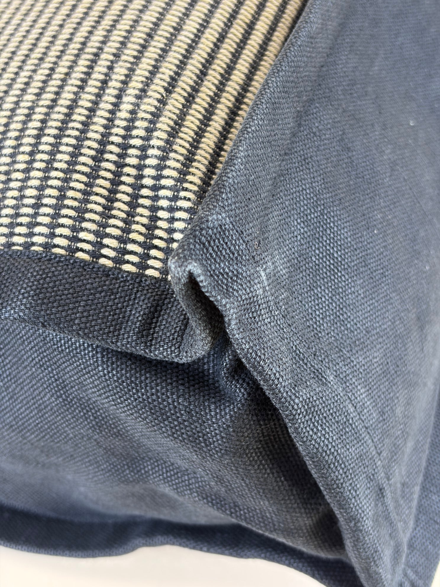 YSL linen calfskin rive gauche large tote bag