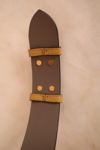 Burberry Beige Belt-Belt-Burberry-The Closet Egypt