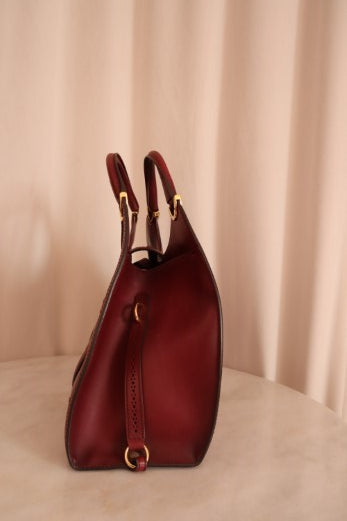 Gucci Red Tote Bag-handbag-Gucci-The Closet Egypt