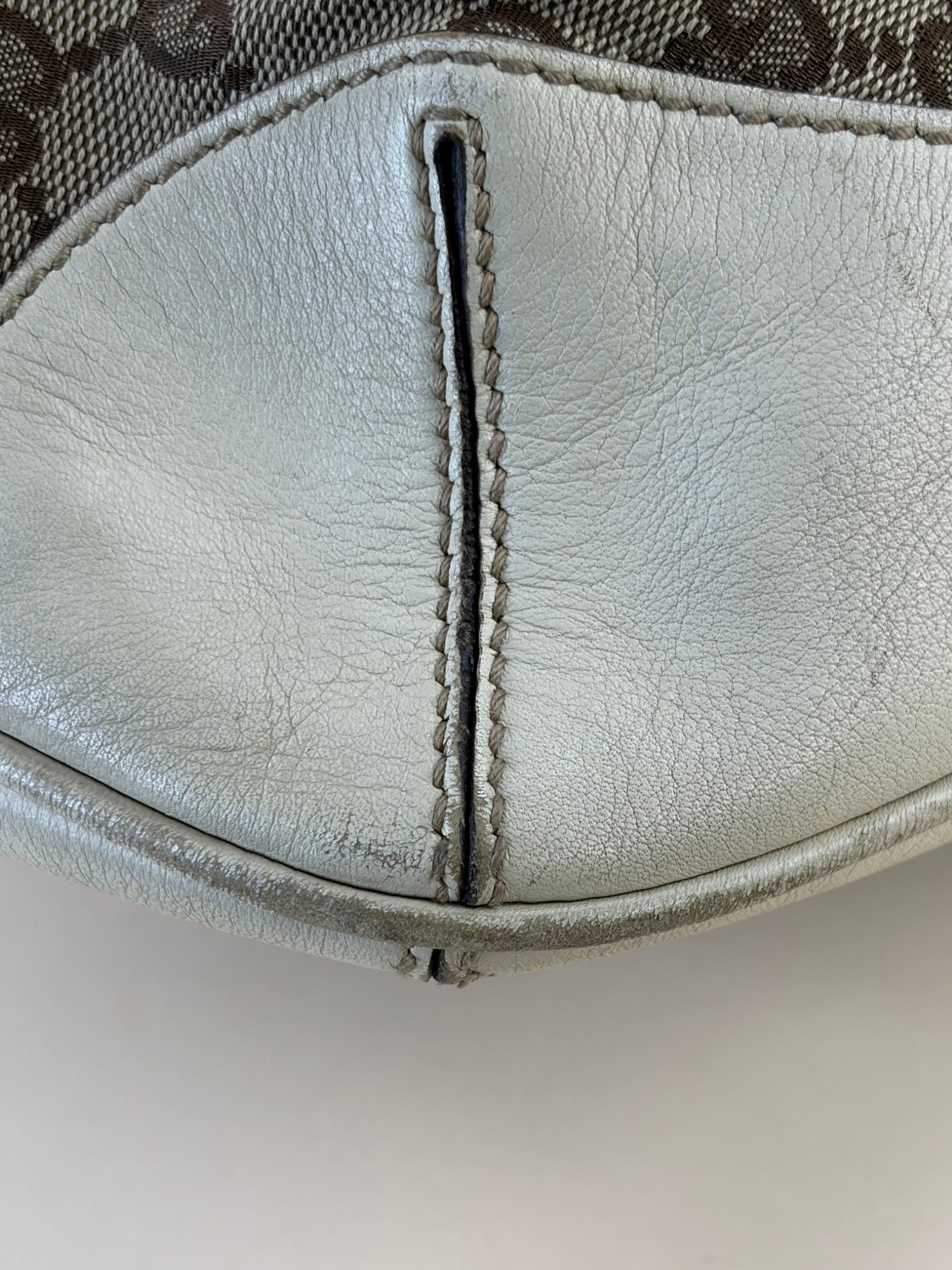 Gucci Bicolor GG Bamboo Peggy Medium Hobo Bag