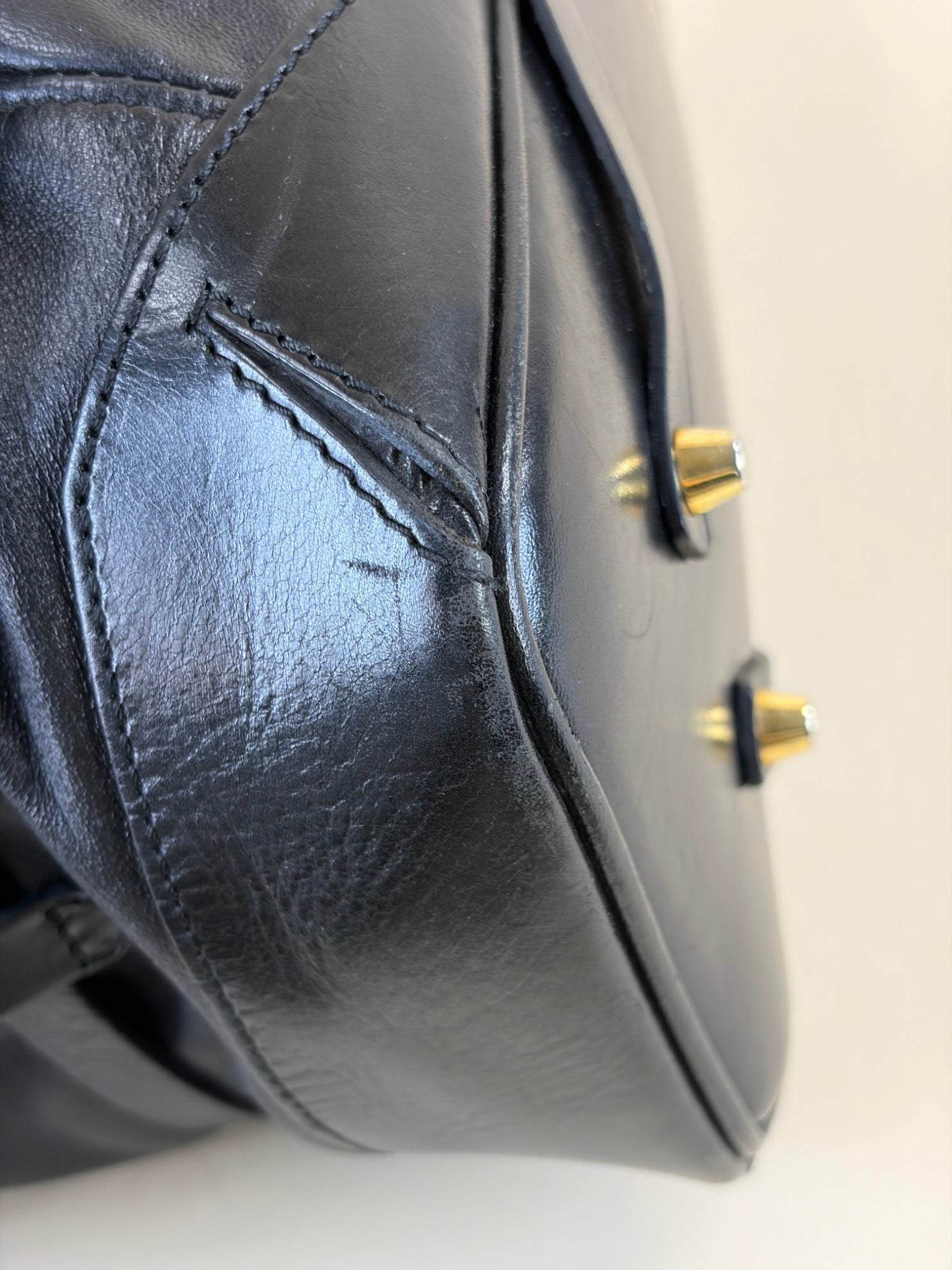 Burberry Black Soft Landscape Bridle Large Lynher Tote Bag