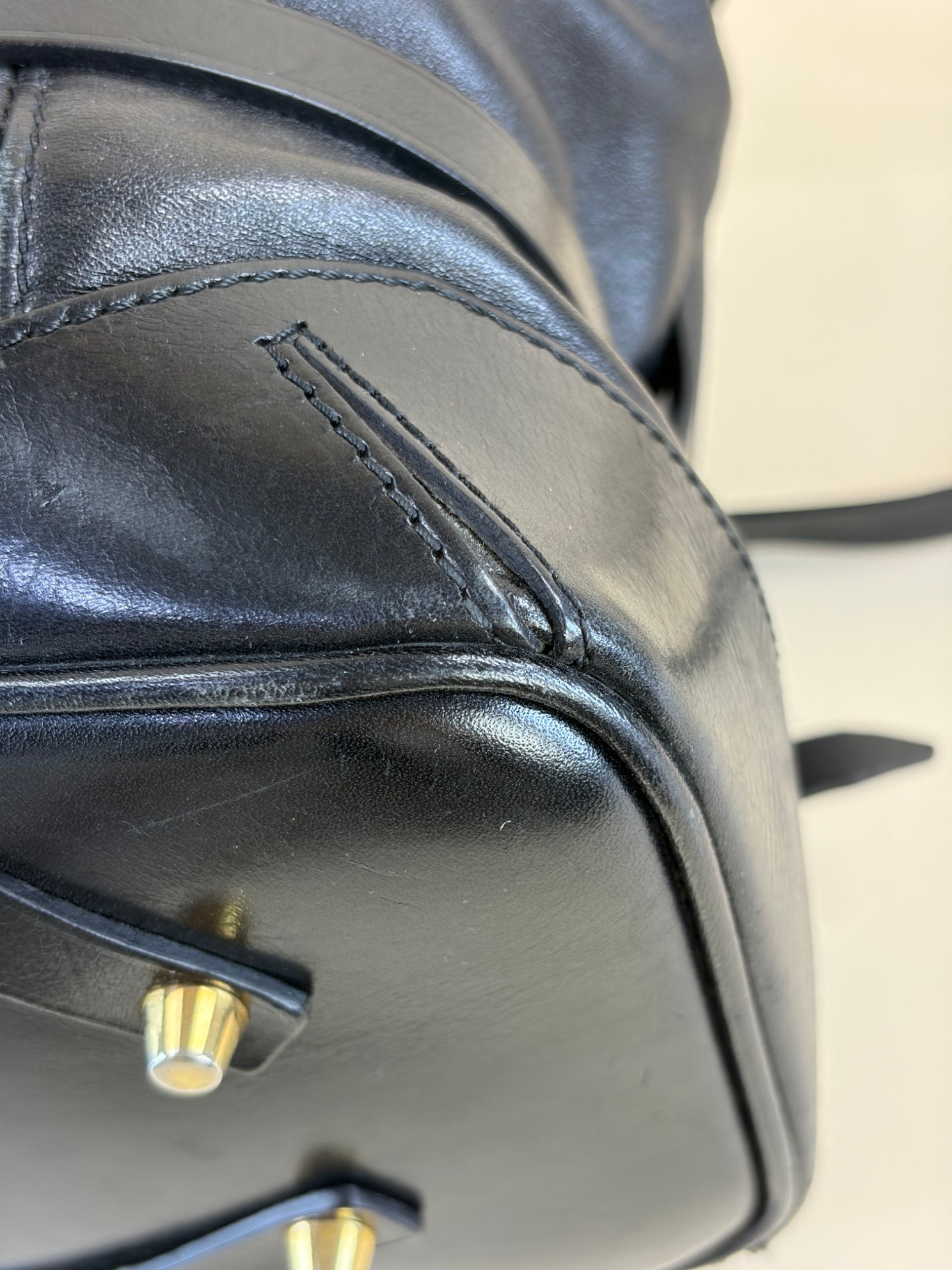 Burberry Black Soft Landscape Bridle Large Lynher Tote Bag