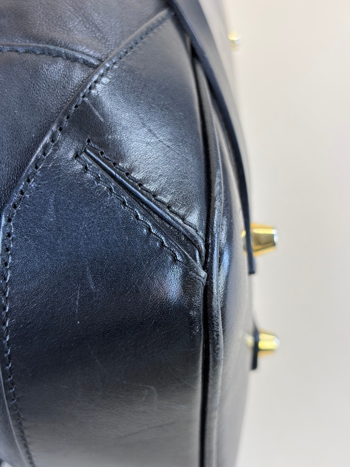 Burberry Black Soft Landscape Bridle Large Lynher Tote Bag