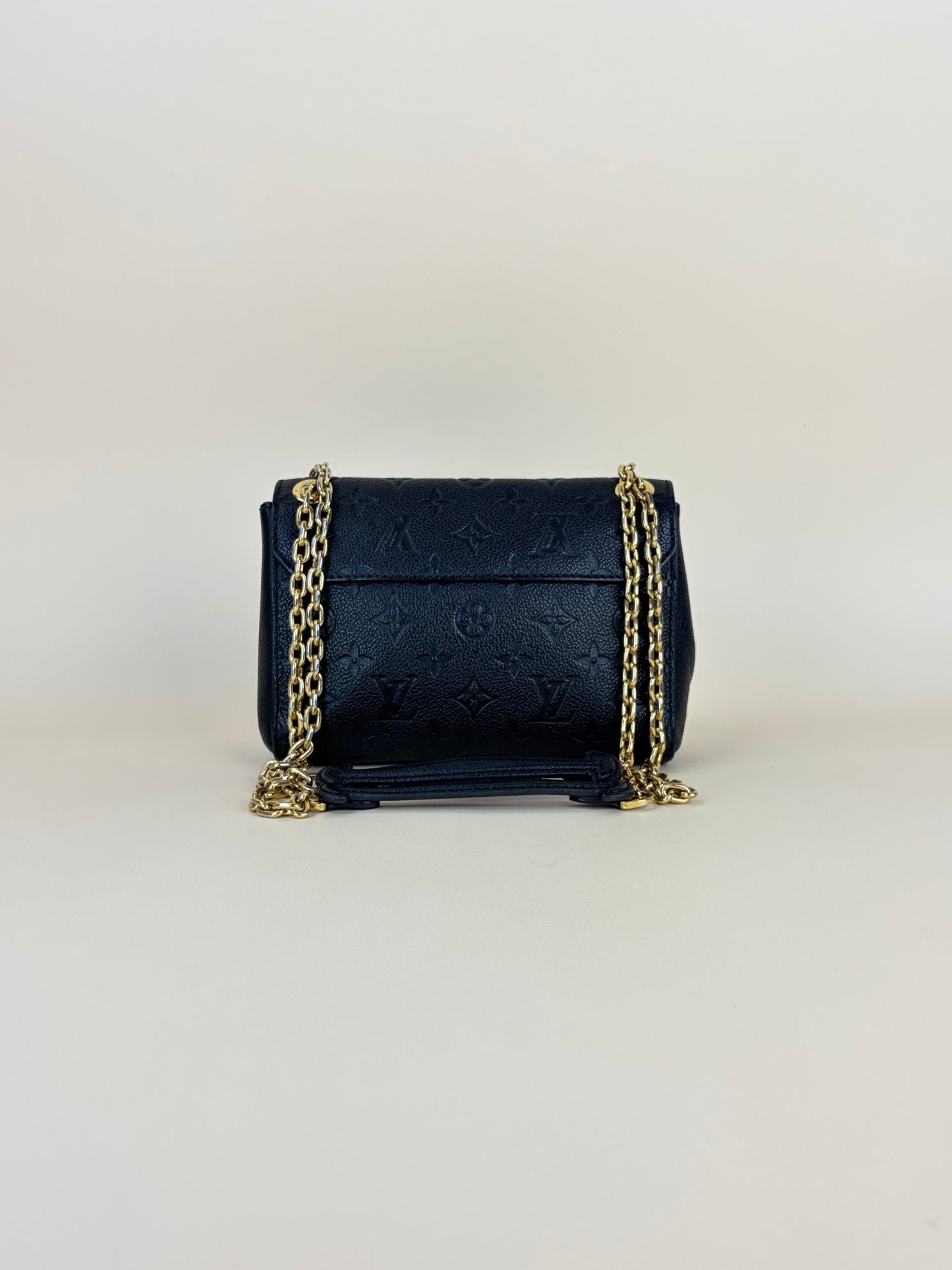 Louis Vuitton Black Monogram Empreinte Vavin BB Shoulder Bag