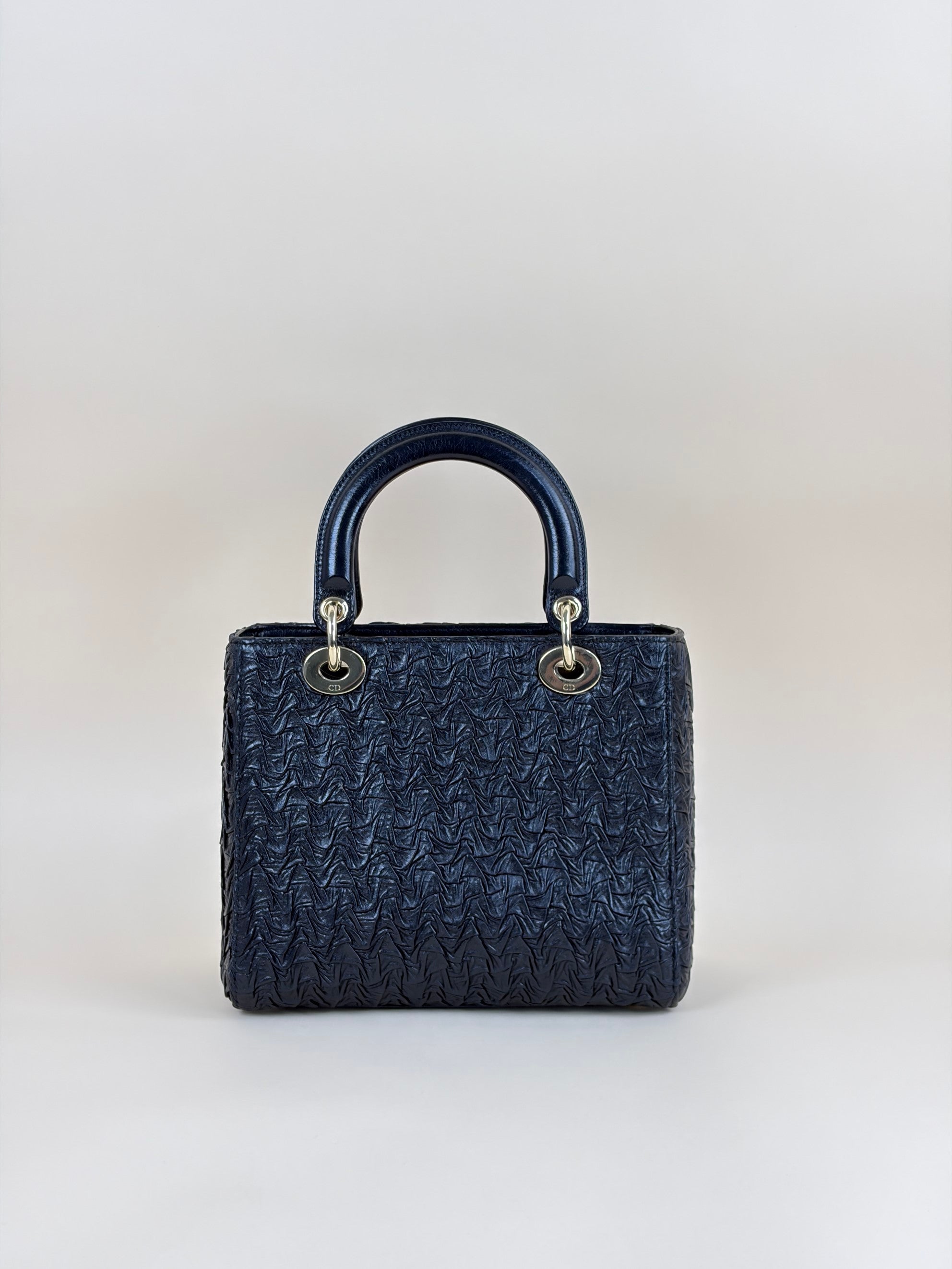 Christian Dior Black Lady Dior Medium Bag