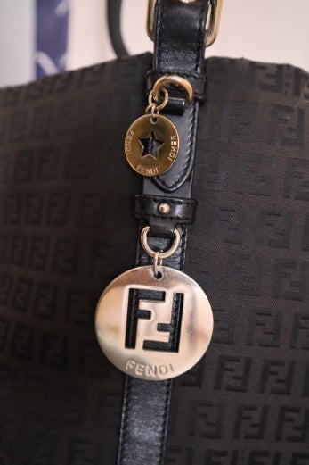 Fendi FF Black Shoulder Bag-handbag-Fendi-The Closet Egypt