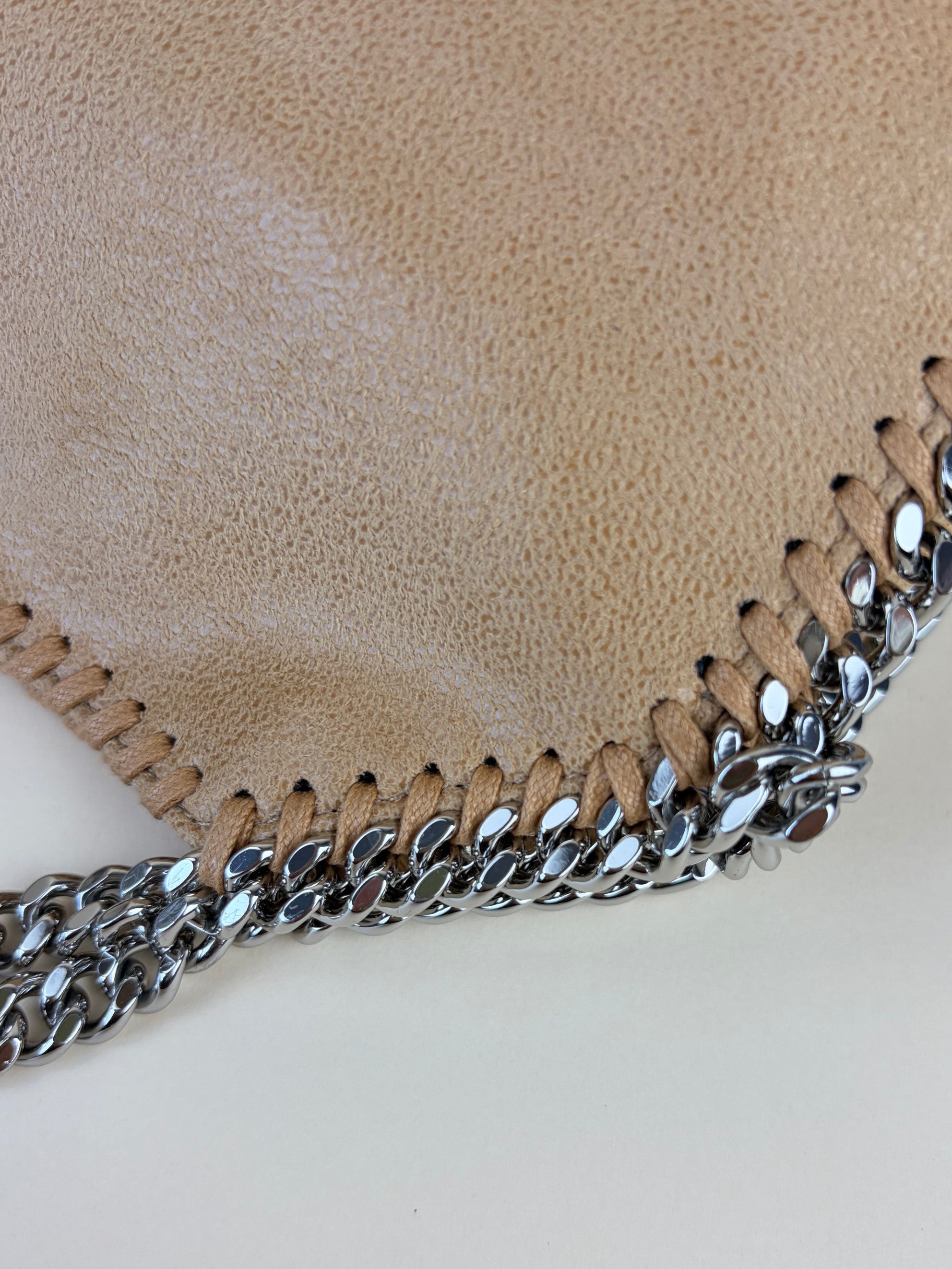 Stella Mccartney Nude Naturals falabella tiny tote bag