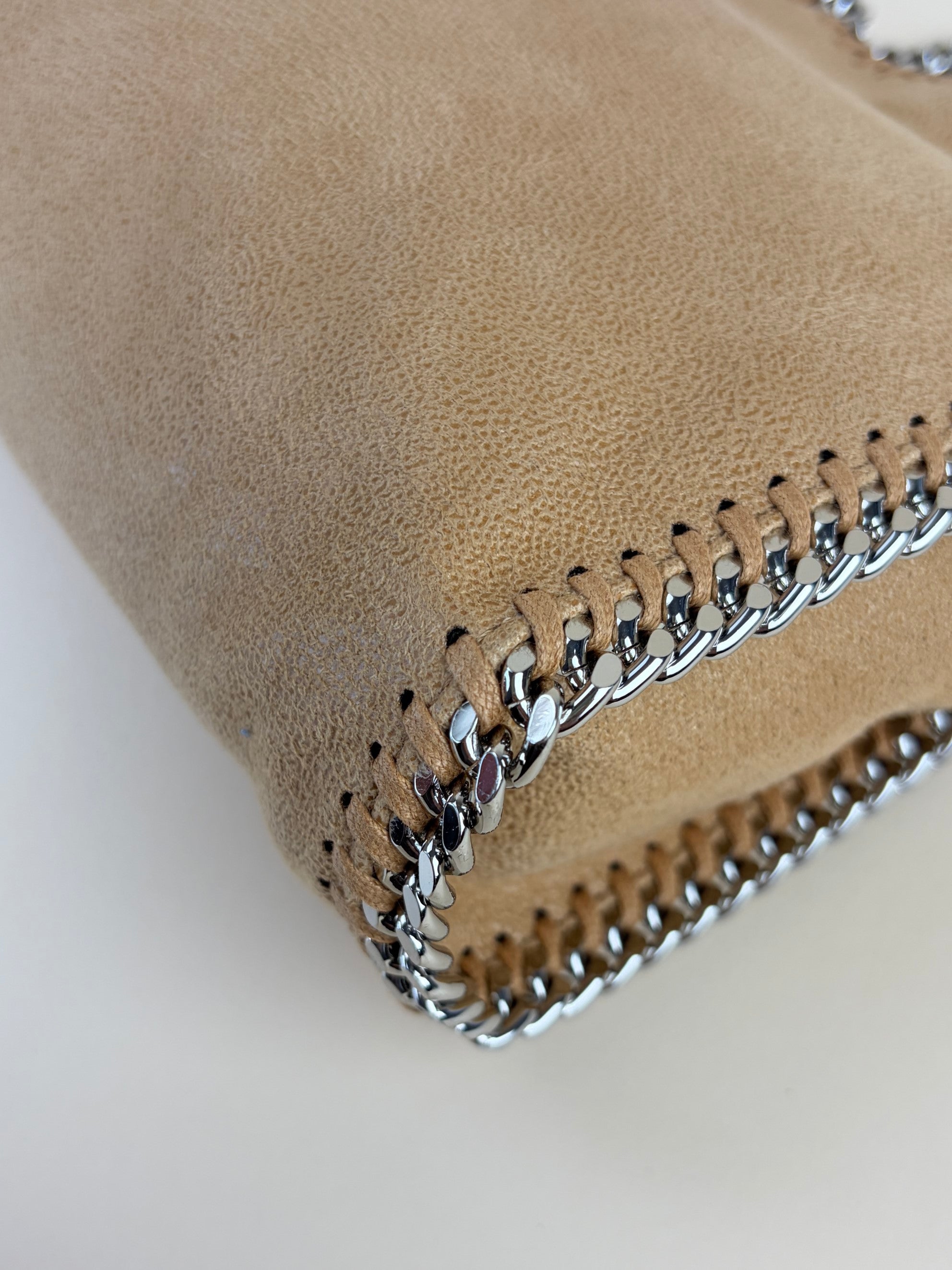 Stella Mccartney Nude Naturals falabella tiny tote bag