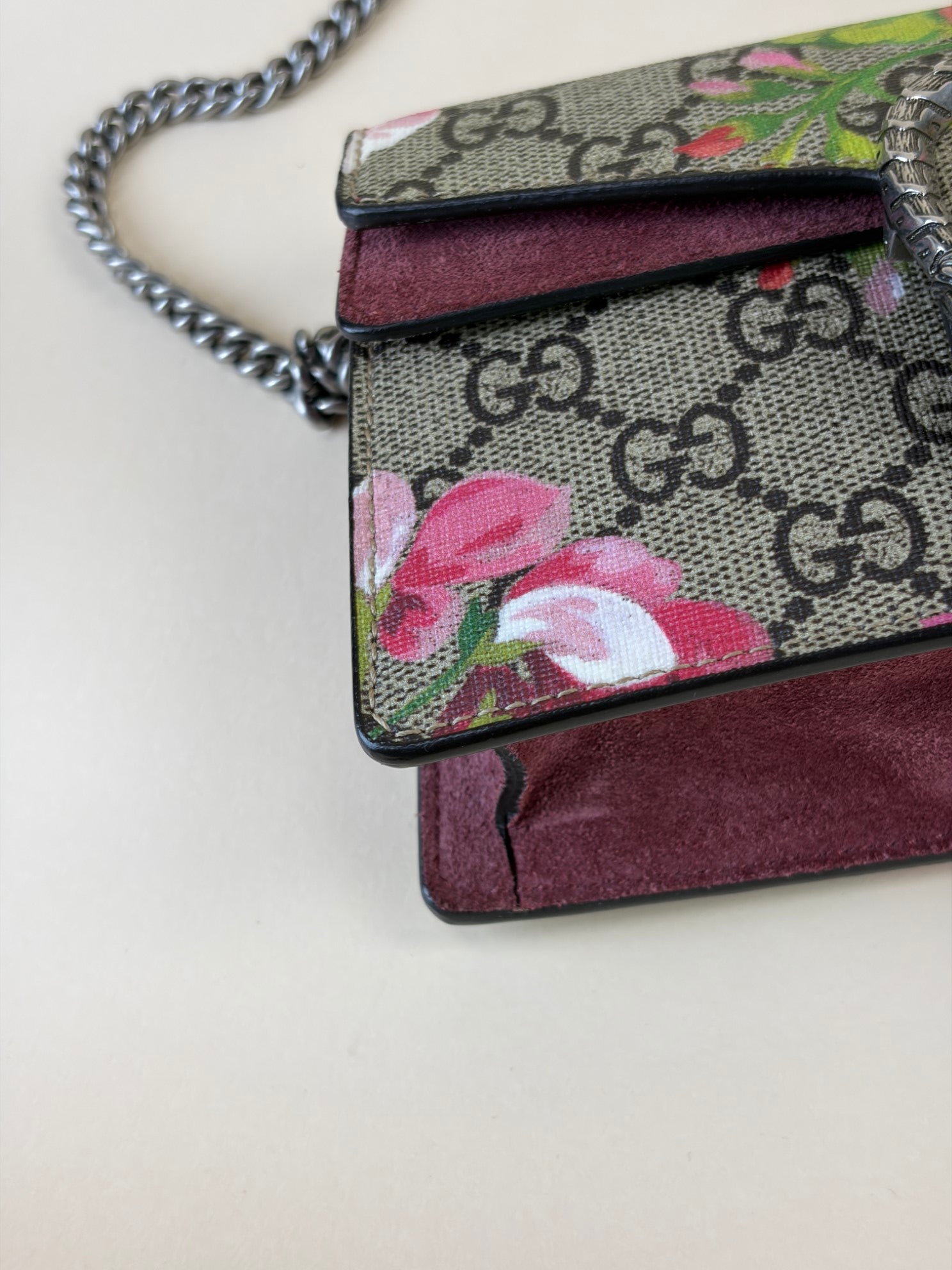 Gucci Bicolor GG Floral Blooms Supreme Dionysus Mini Bag