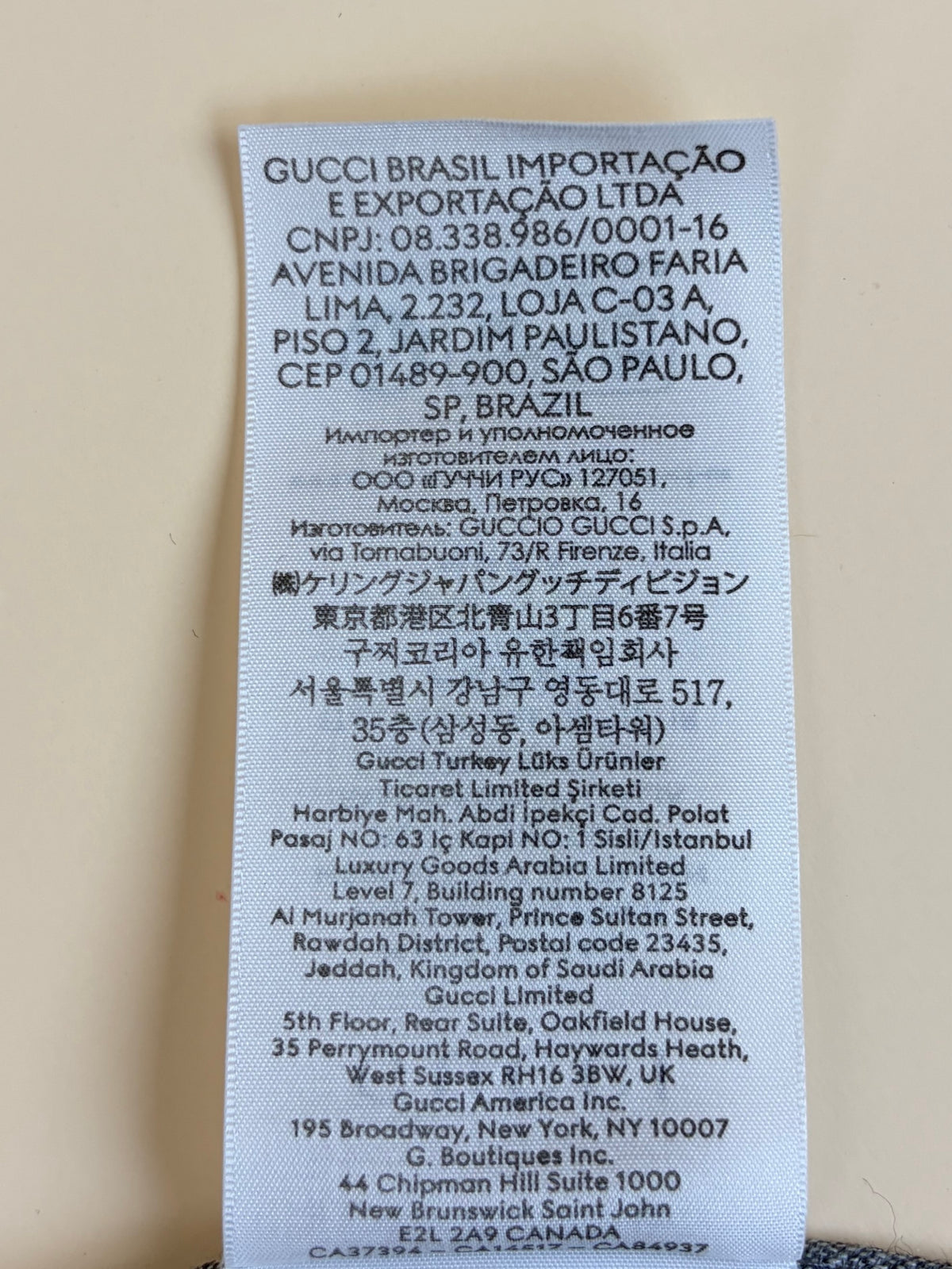 Gucci grey lead GG Scarf