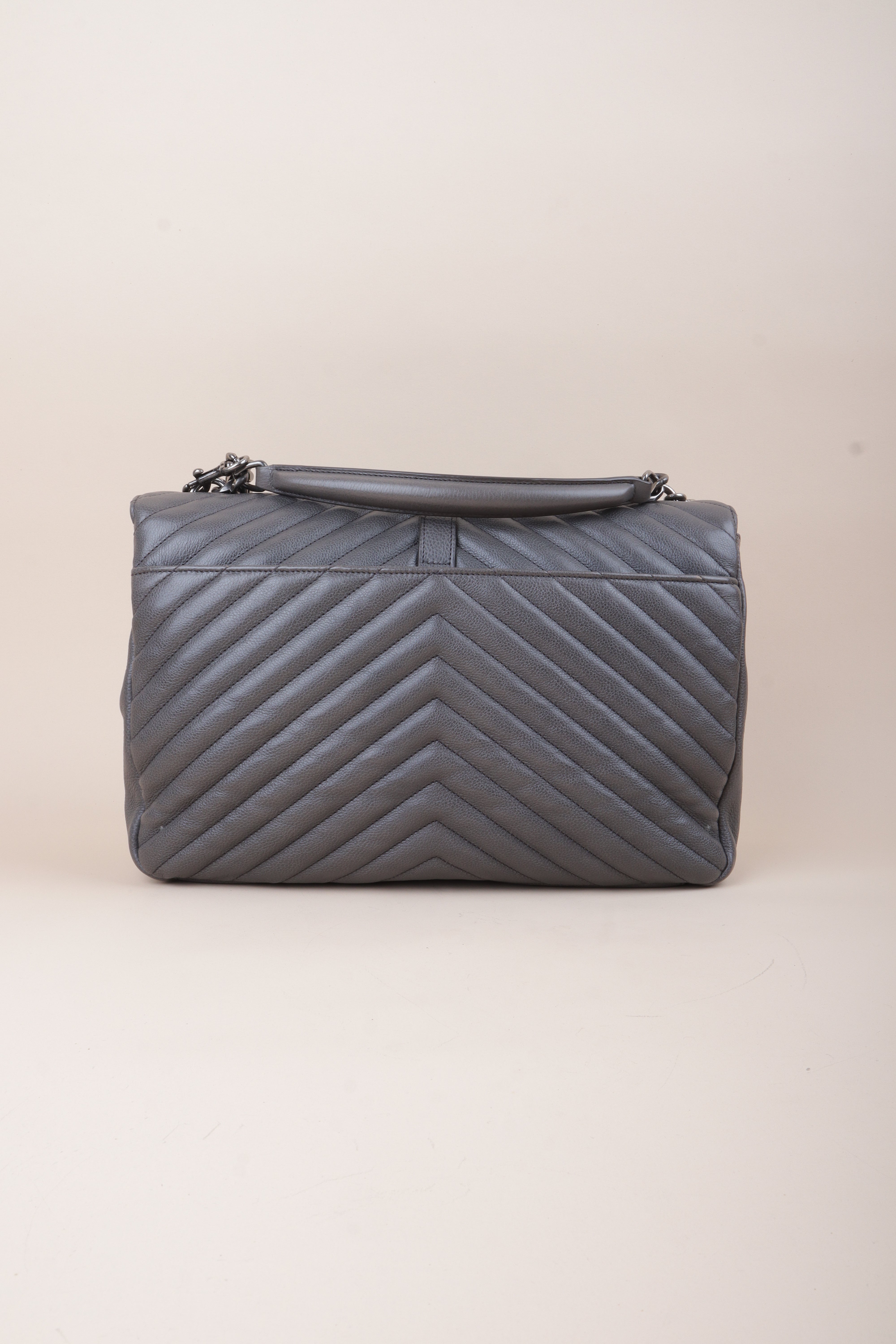 YSL gray College Bag