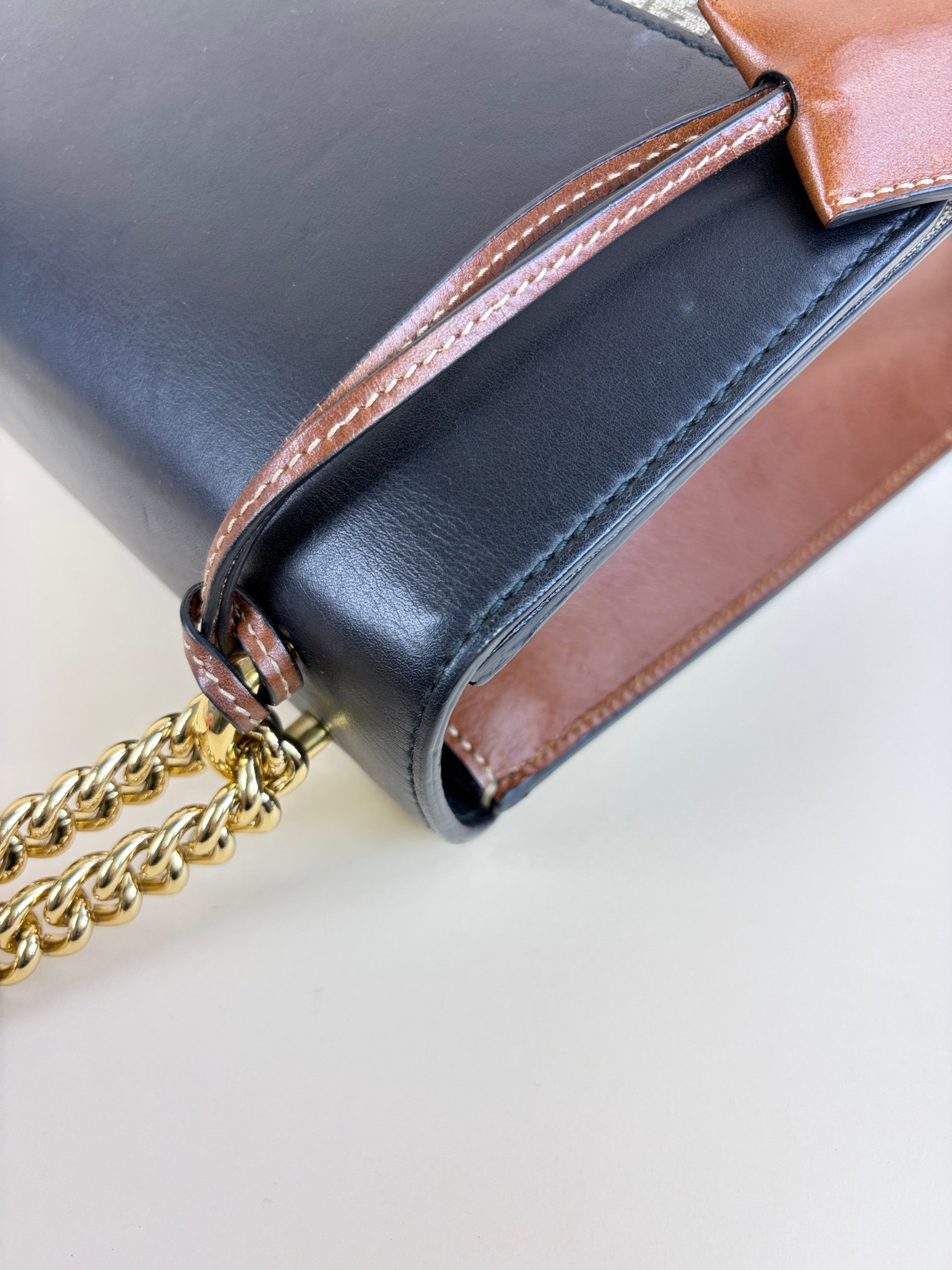 Gucci Bicolor GG Supreme Padlock meduim Bag