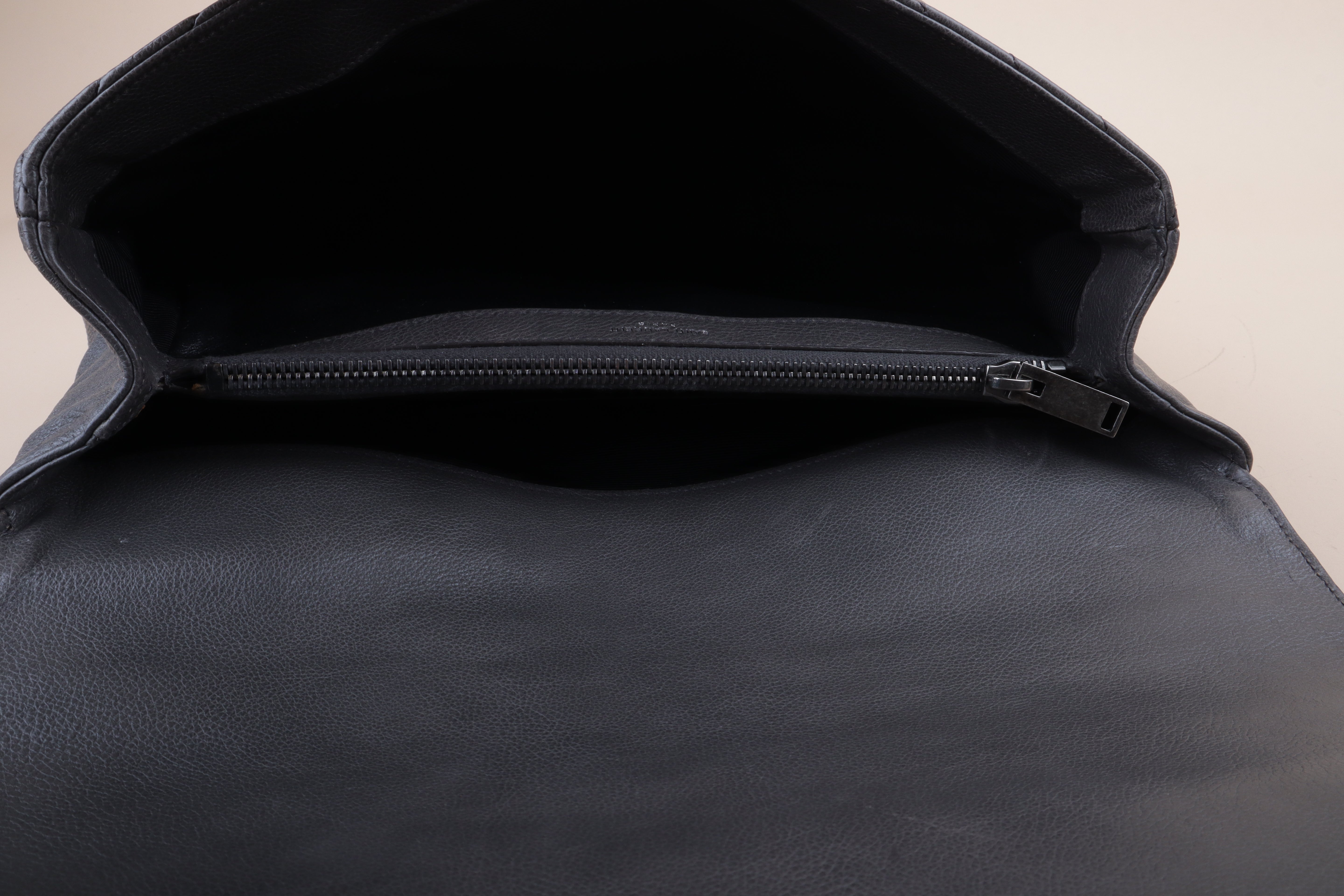 YSL gray College Bag