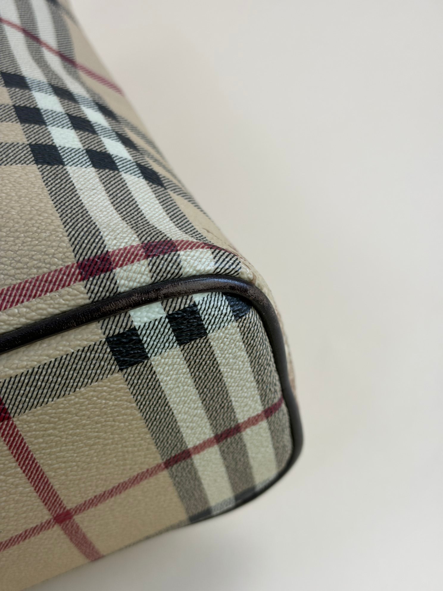 Burberry Haymarket Check Coated Canvas Onslow Tote Bag