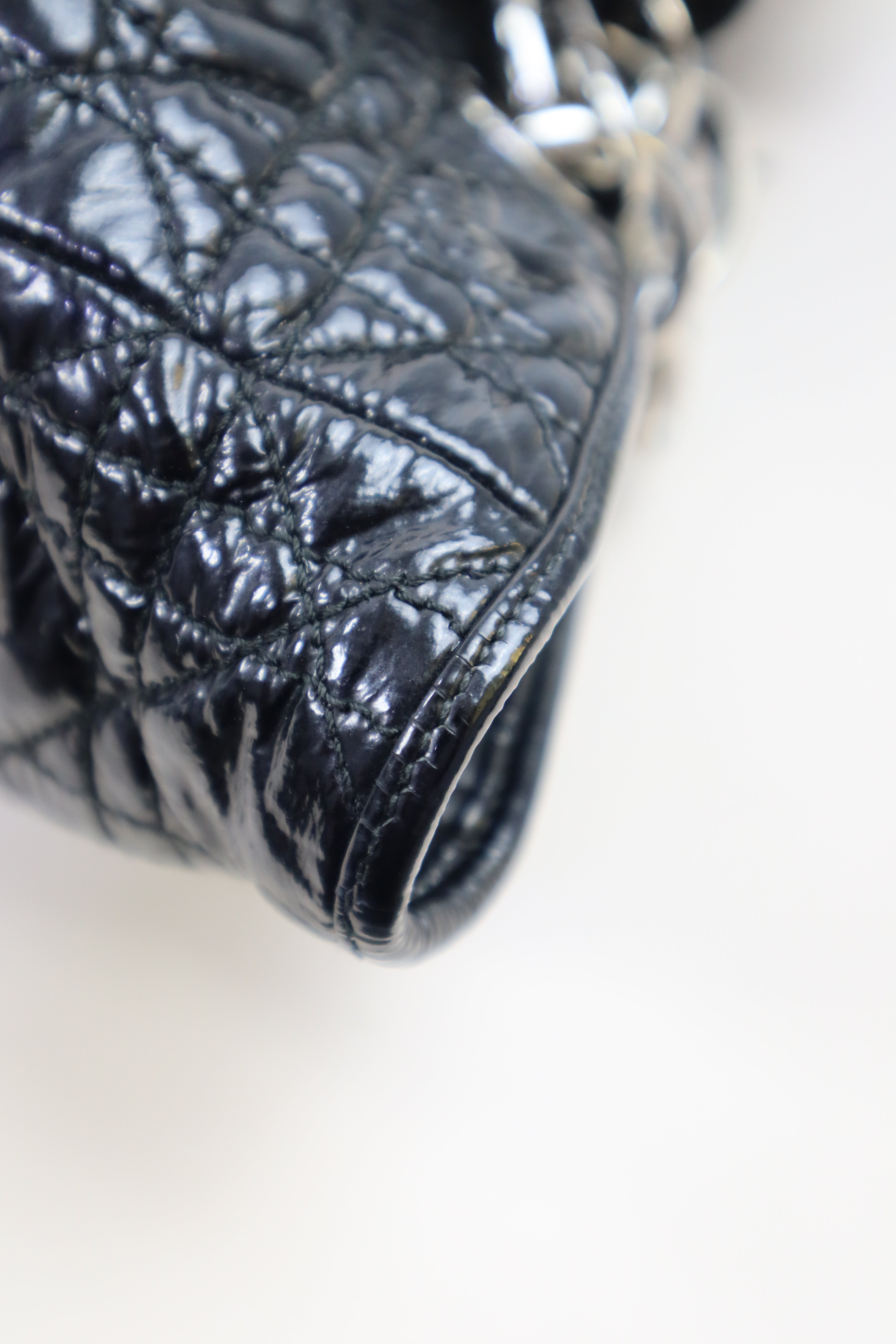 Christian Dior Black Lady Dior Soft Shopping Tote Bag