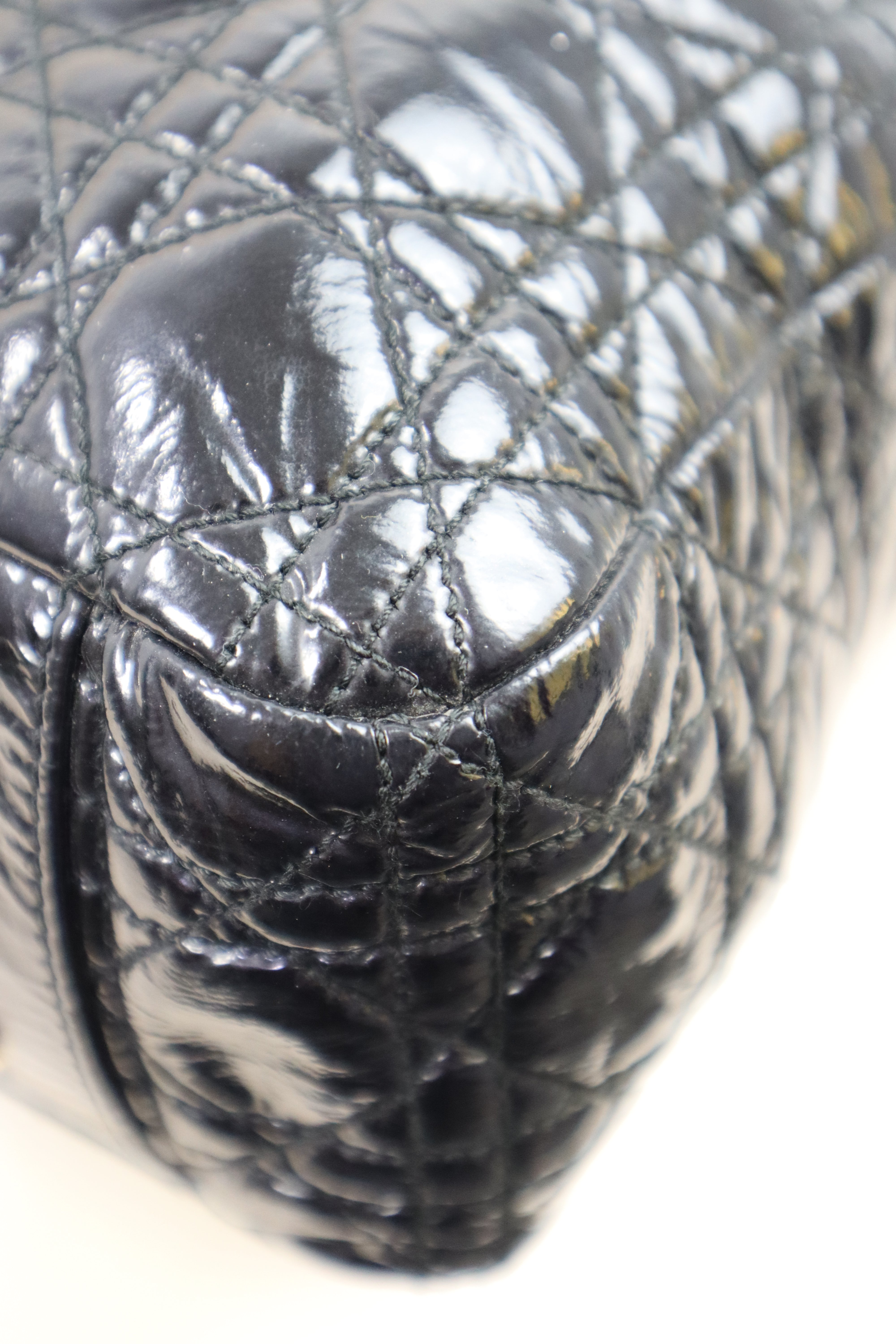 Christian Dior Black Lady Dior Soft Shopping Tote Bag-handbag-Christian Dior-The Closet Egypt