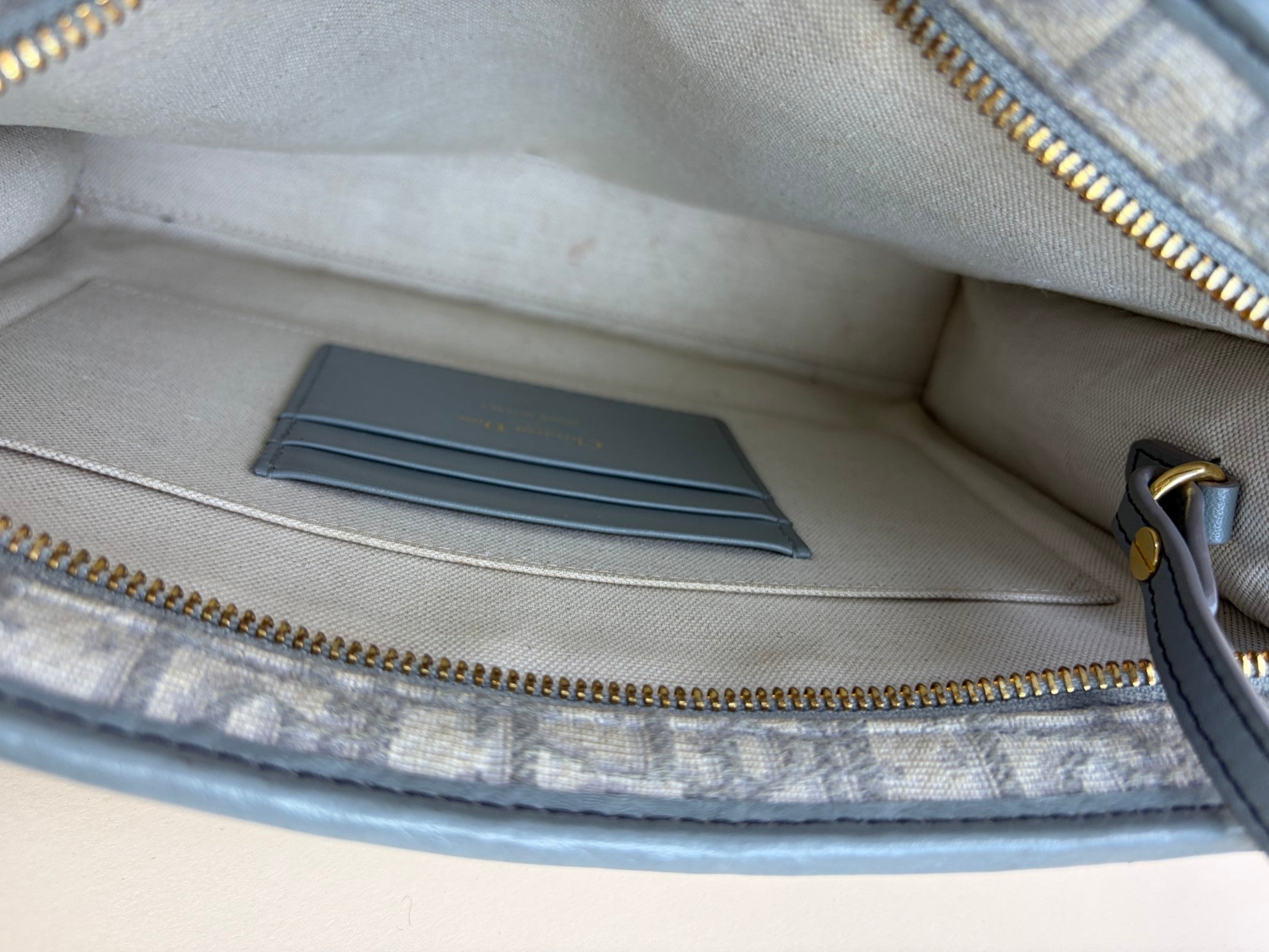 Christian Dior Gray Oblique 30 Montaigne Pouch