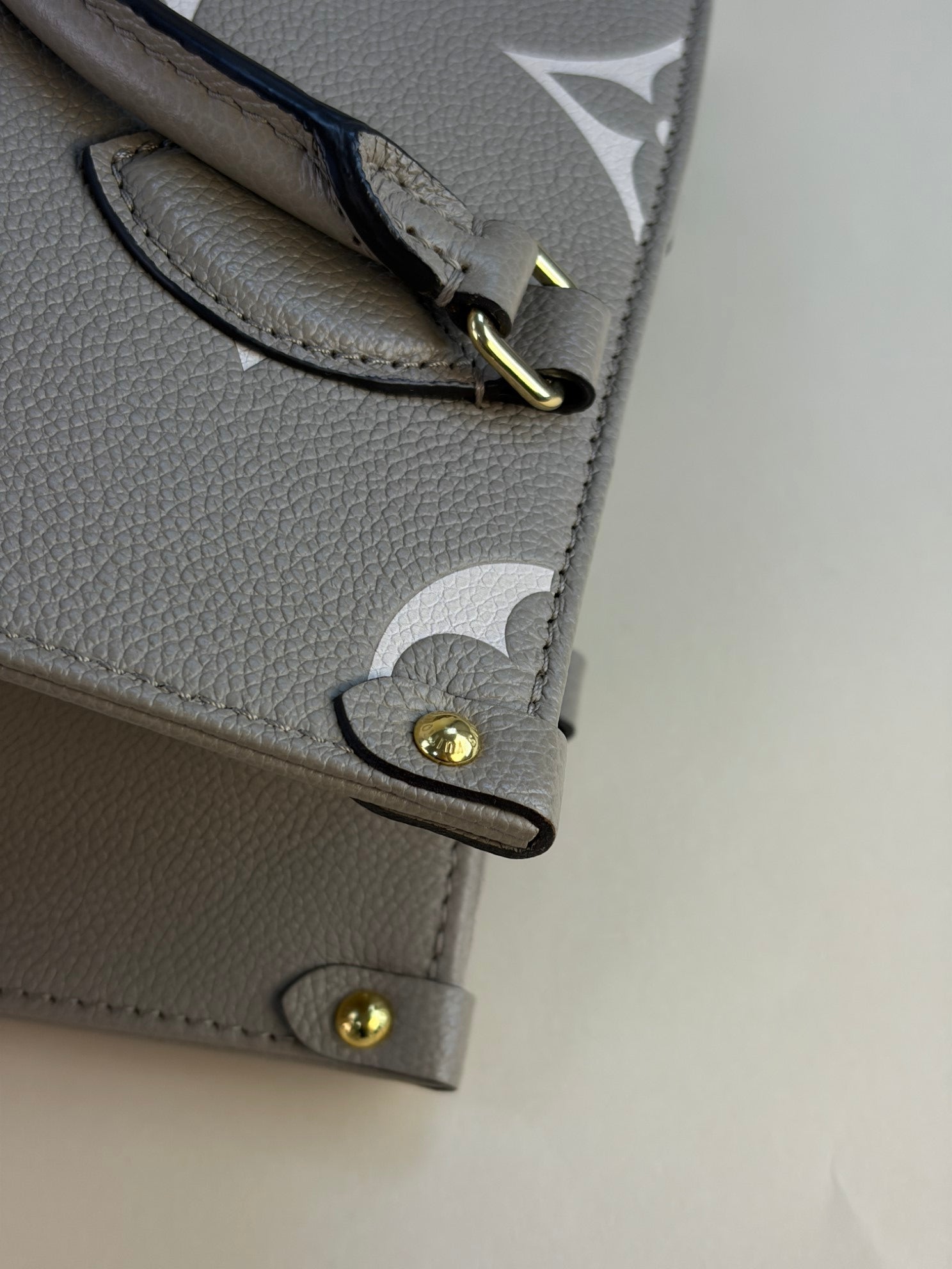 Louis Vuitton Beige Monogram Empreinte Onthego PM Bag